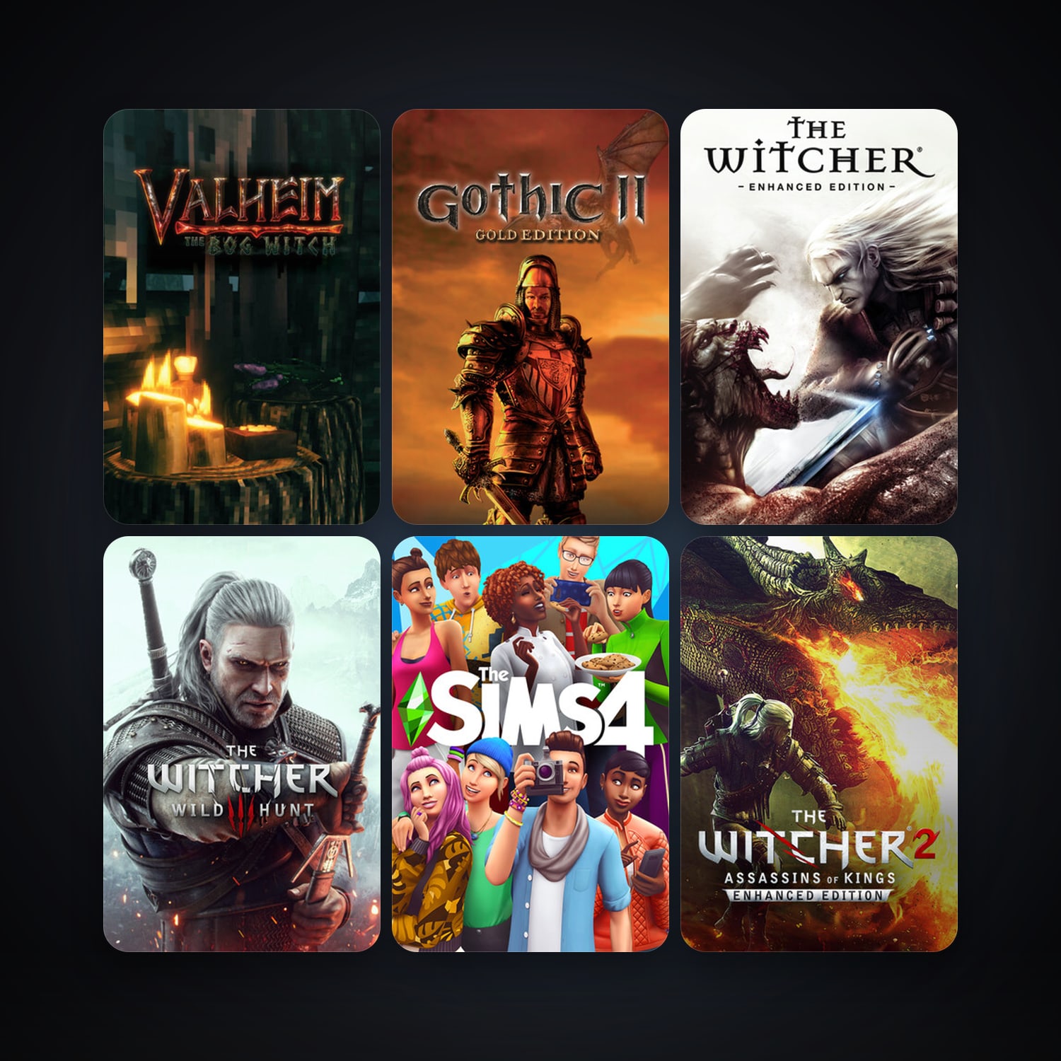 The Witcher: Enhanced Edition Director's Cut + The Witcher 2: Assassins of Kings Enhanced Edition, 19 games, clean — HabibiAccounts