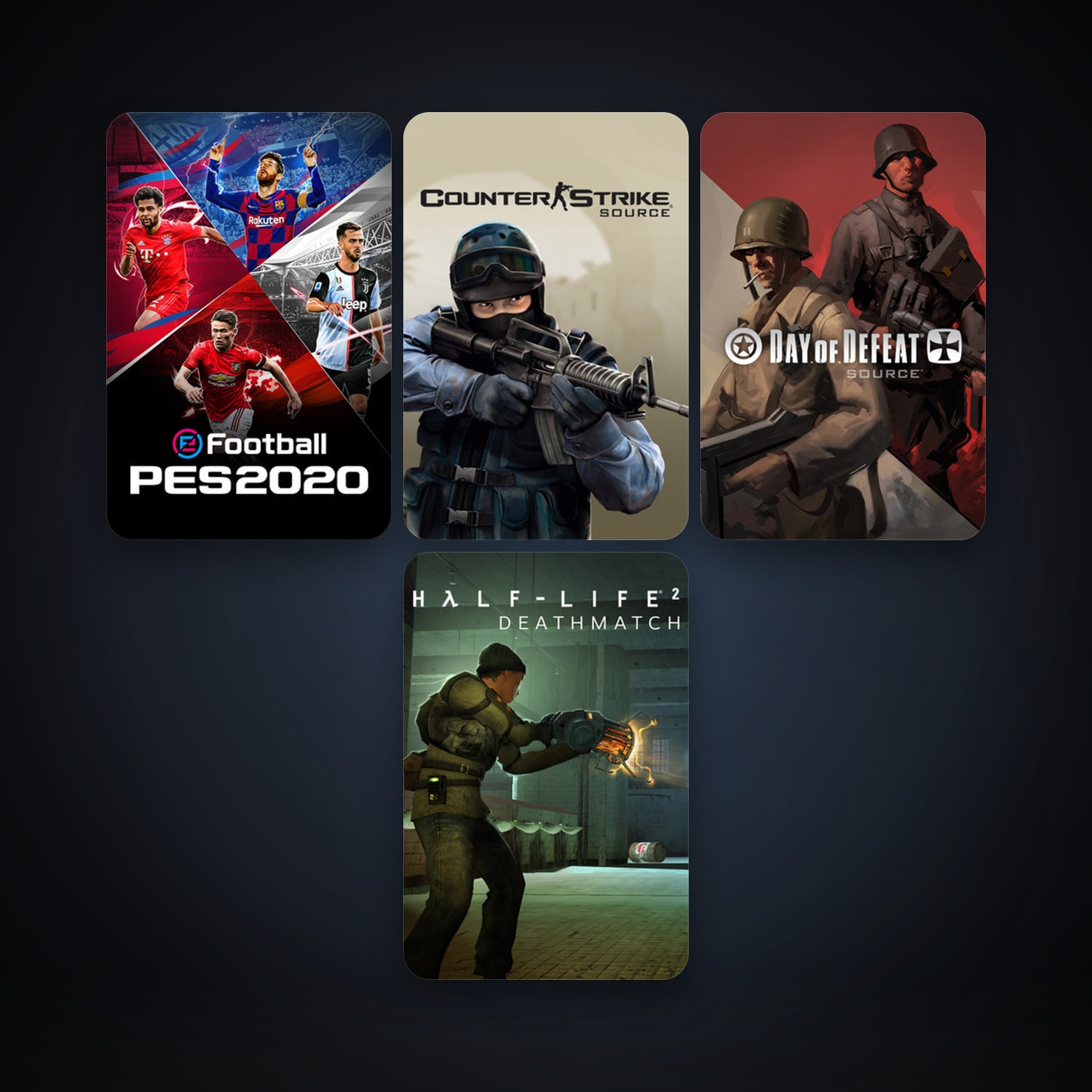 Counter-Strike: Source + Day of Defeat: Source, 16 games, clean — HabibiAccounts