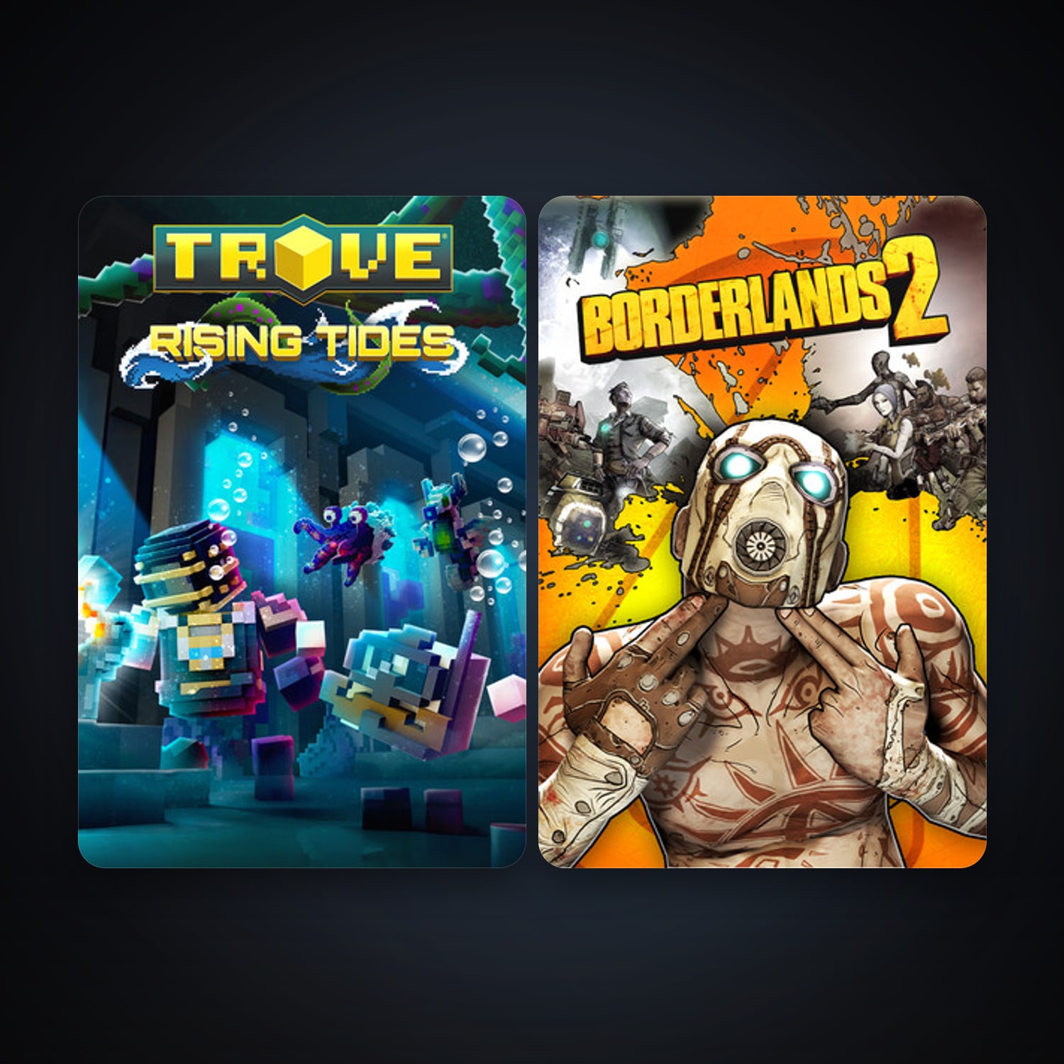 Borderlands 2 + Trove, 3 games, clean — HabibiAccounts