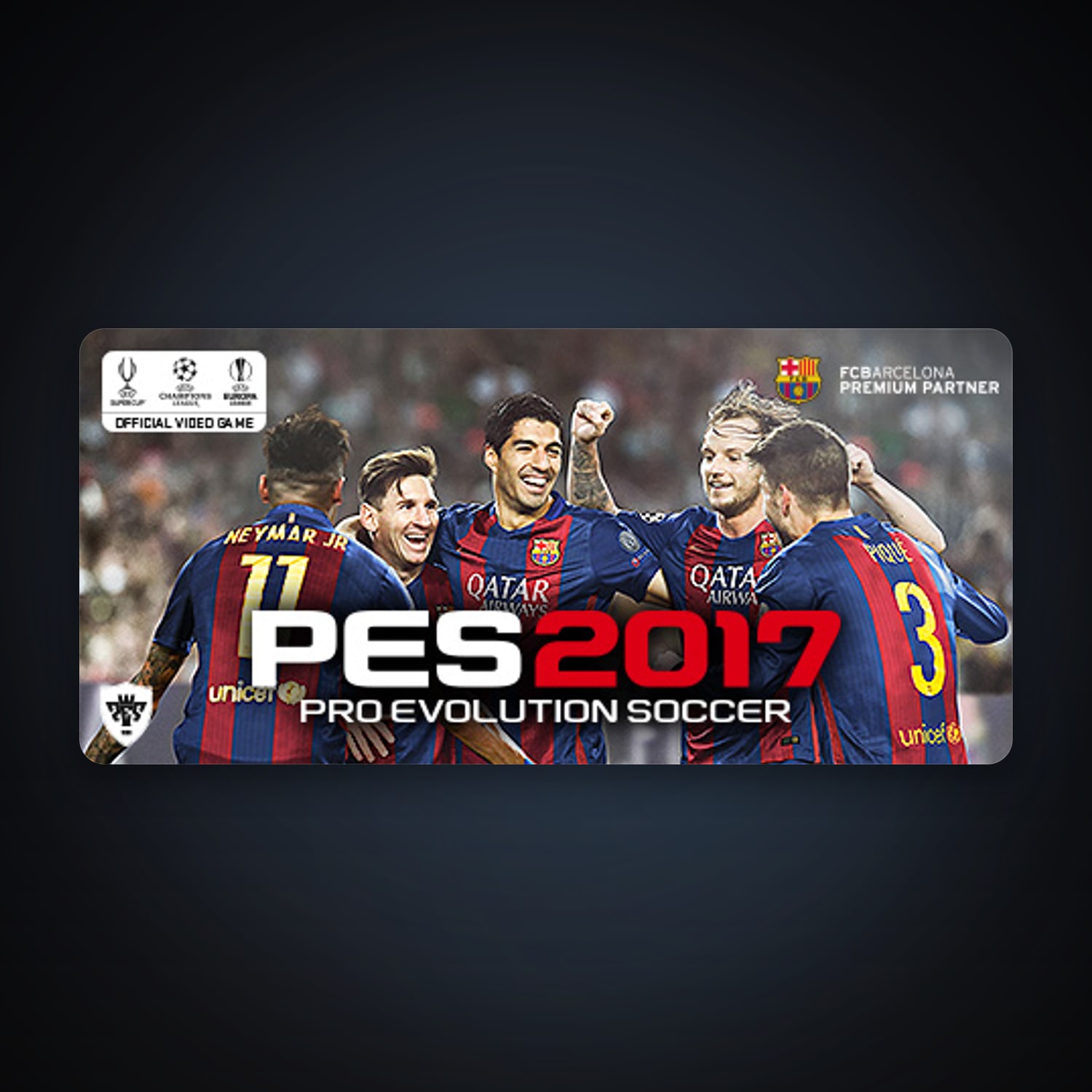 Pro Evolution Soccer 2017, 2 games, clean — HabibiAccounts