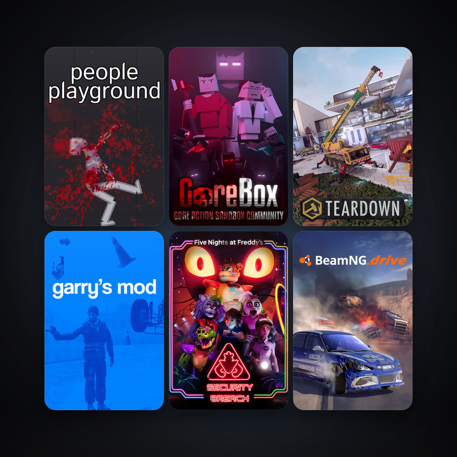 Garry's Mod + BeamNG.drive, 22 games, clean — HabibiAccounts