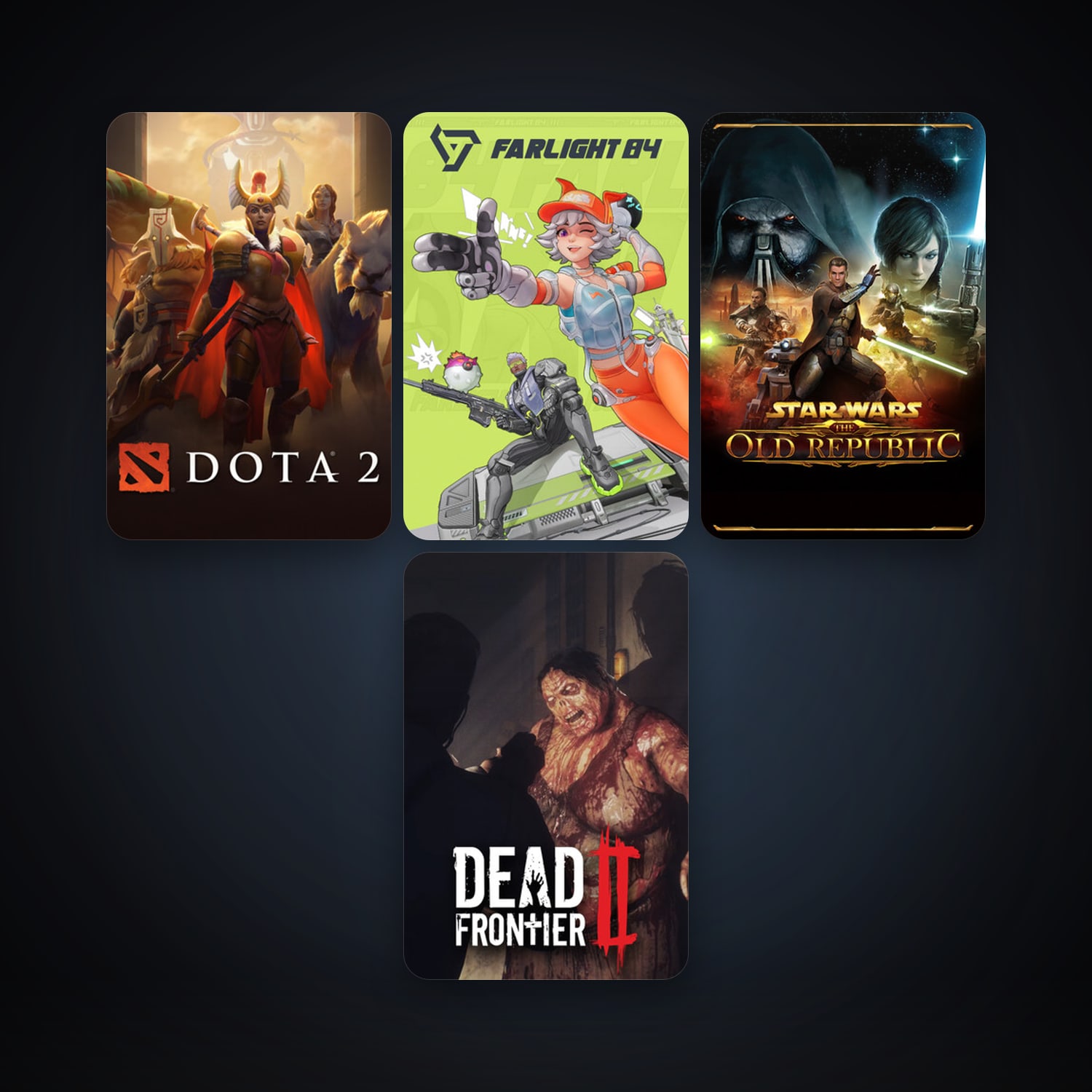 Dota 2 + Dead Frontier 2, 6 games, clean — HabibiAccounts