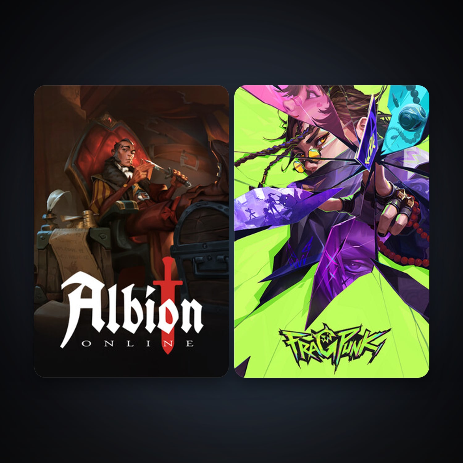Albion Online + FragPunk, 5 games, clean — HabibiAccounts