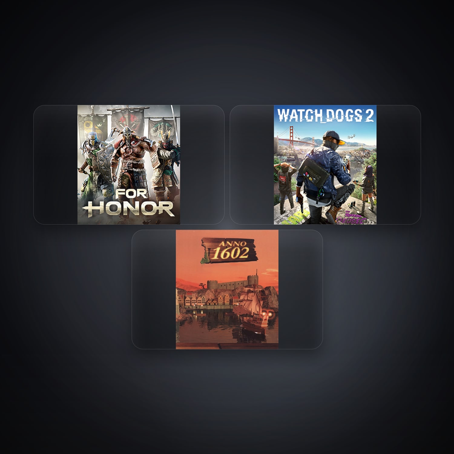 Ubisoft For Honor + WATCH_DOGS 2 — DE — 3 games — HabibiAccounts