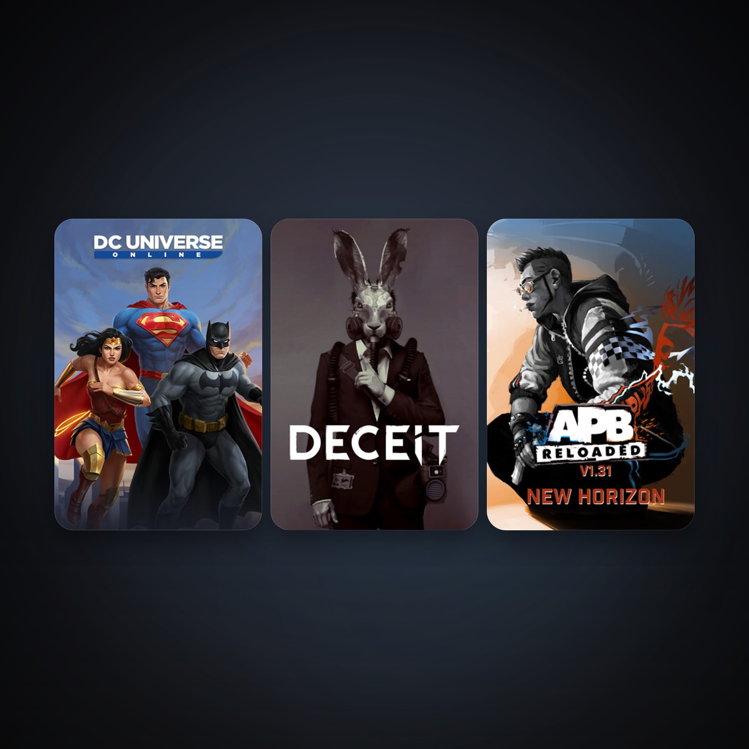 Free CS2 (No Prime) + DC Universe Online, 7 games, clean — HabibiAccounts