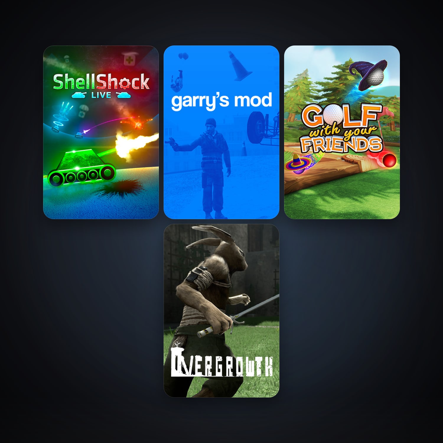 Garry's Mod + Overgrowth, 5 games, clean — HabibiAccounts