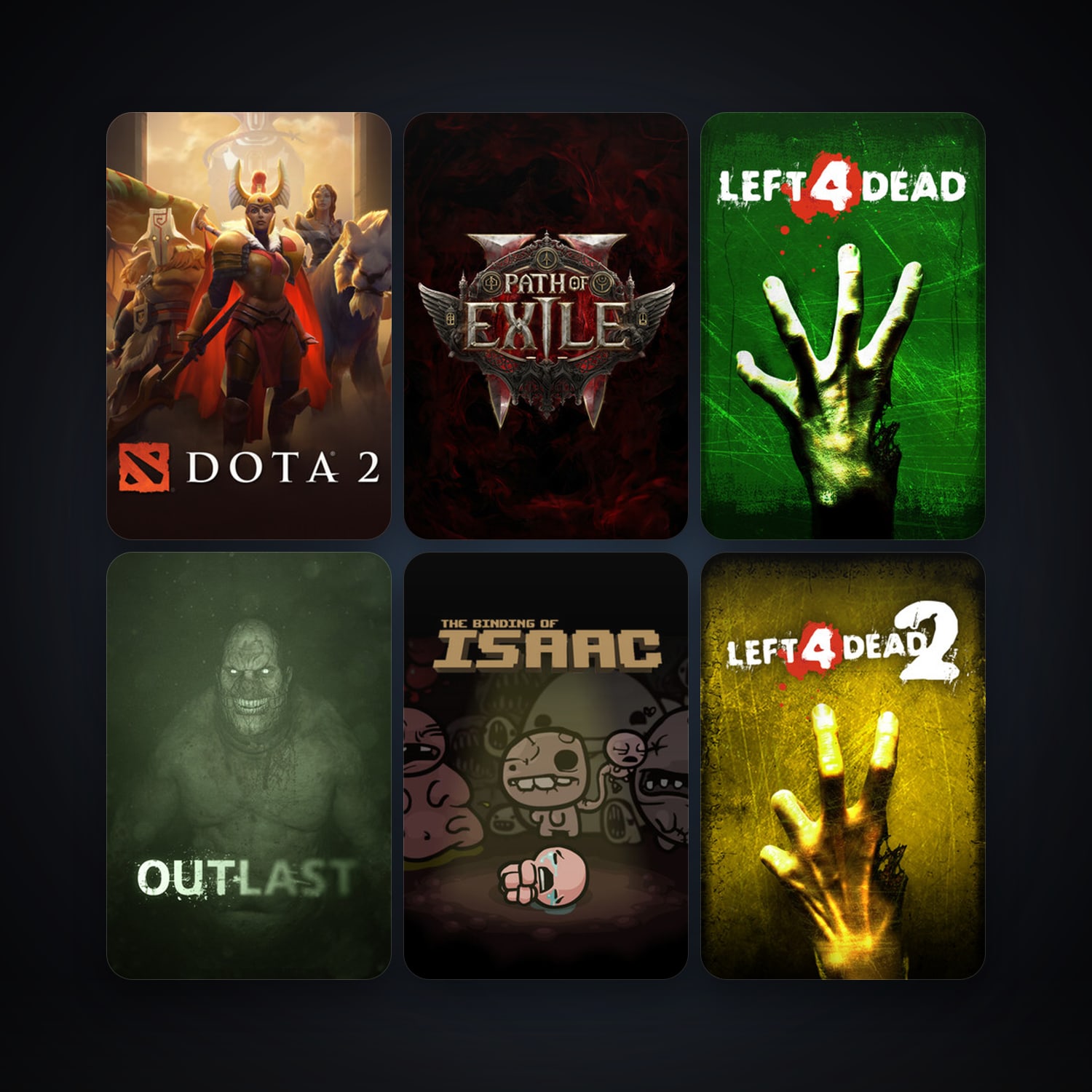 Left 4 Dead + Left 4 Dead 2, 46 games, Steam 10, clean — HabibiAccounts