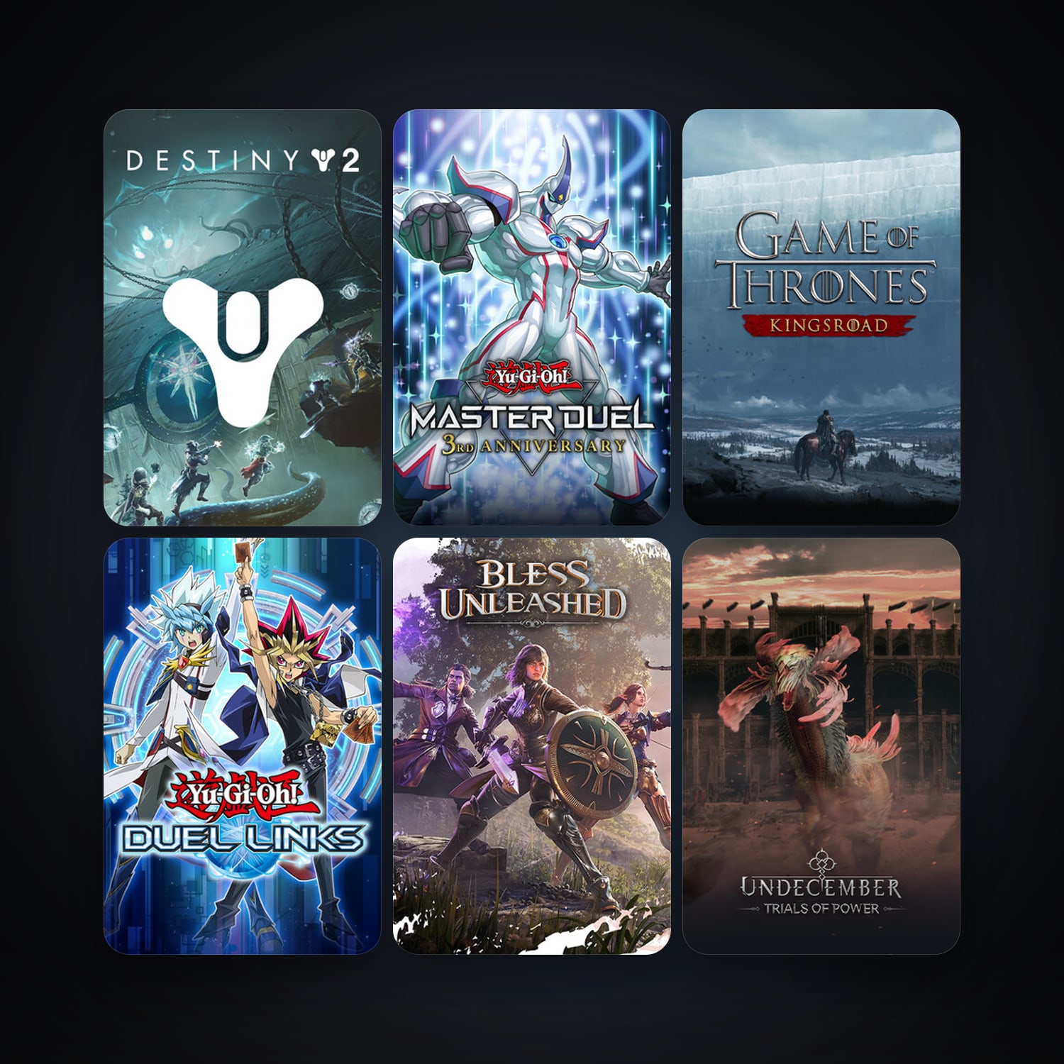 Yu-Gi-Oh! Duel Links + Conqueror's Blade, 24 games, clean — HabibiAccounts