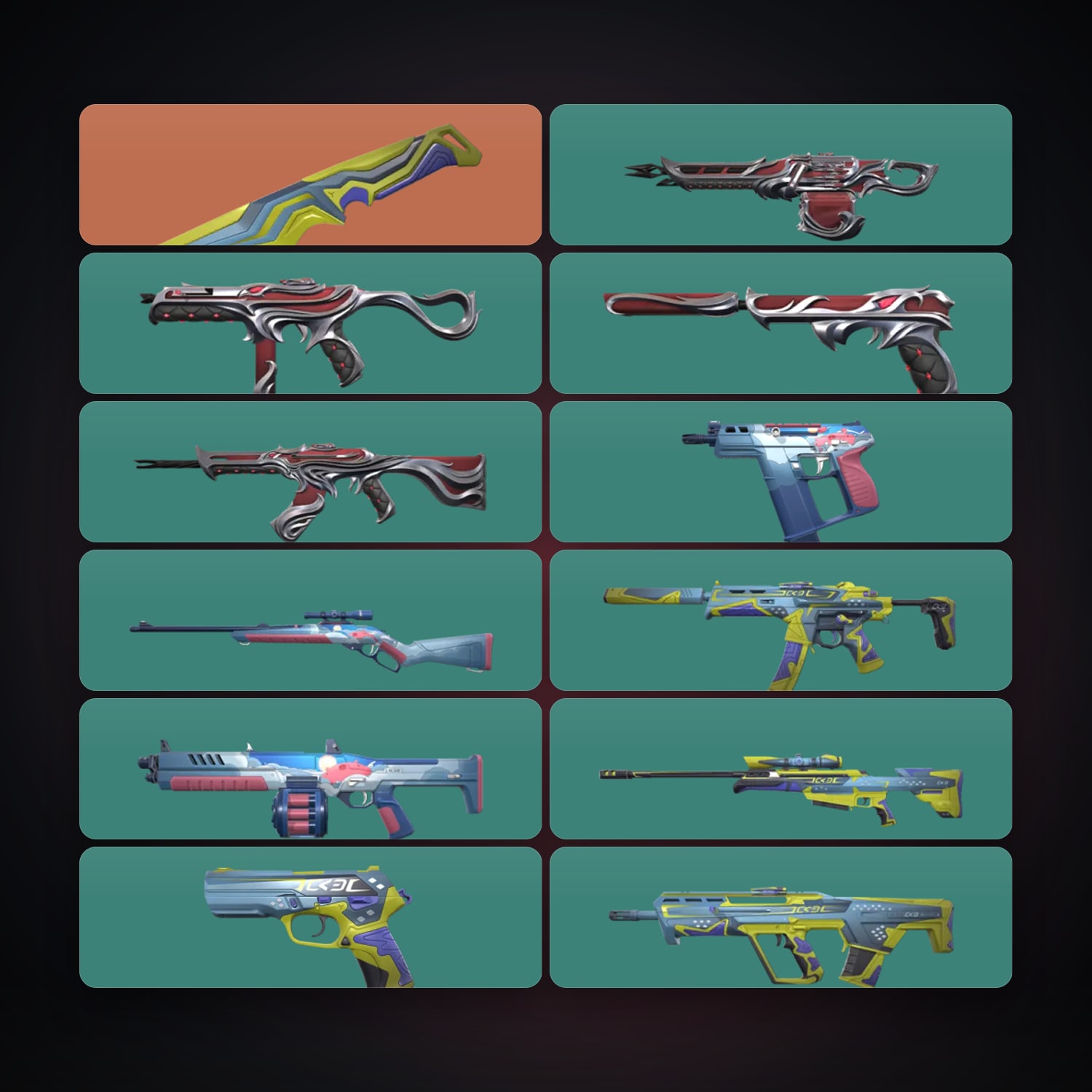 EU Plat 1 locker — 1 knives, 13 skins, lvl 54 — HabibiAccounts
