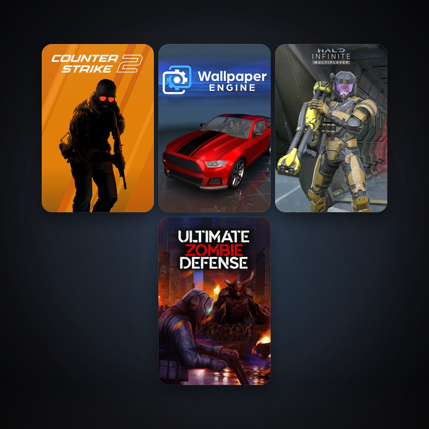 CS2 Prime + Wallpaper Engine, 8 games, clean — HabibiAccounts