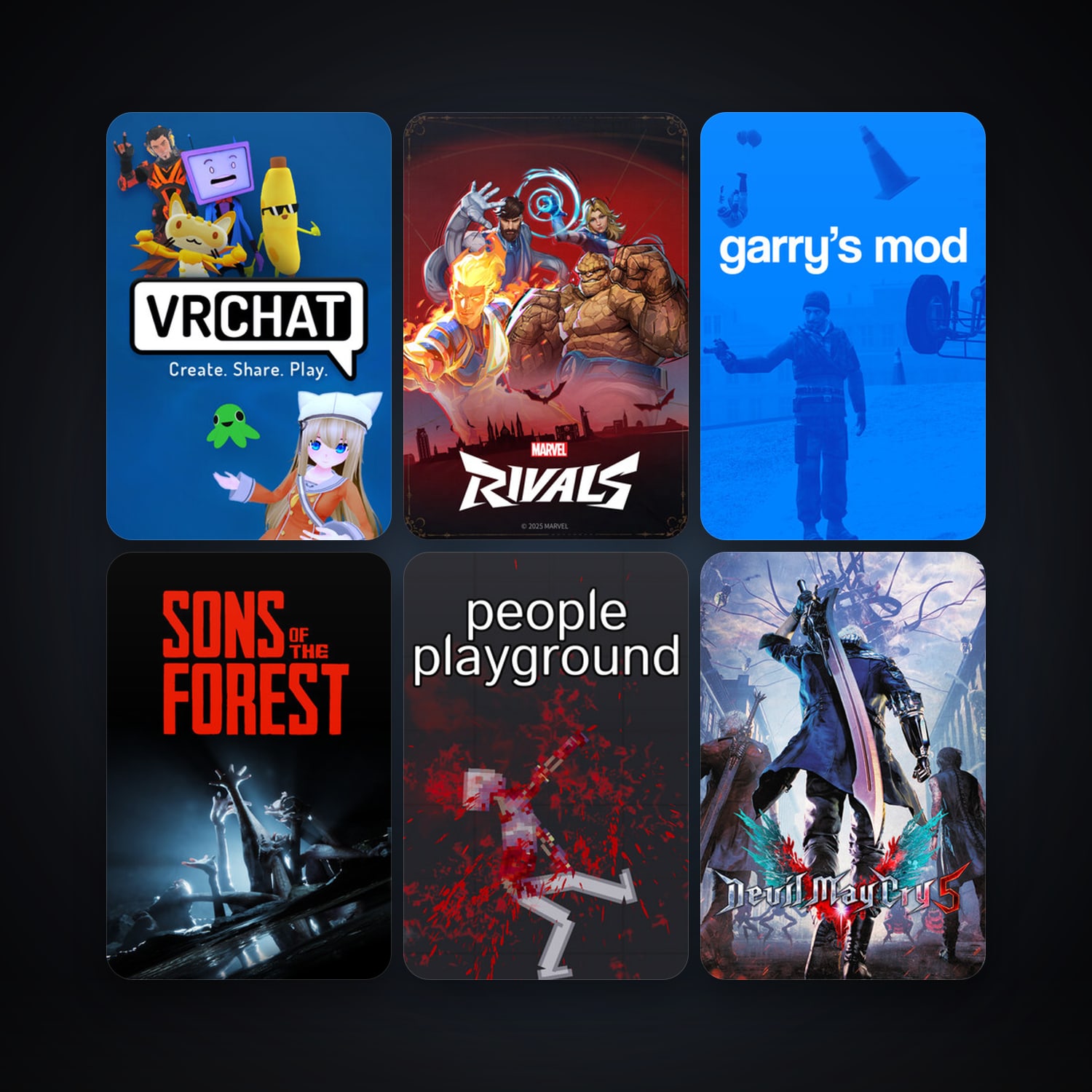 Garry's Mod + Hotline Miami, 51 games, clean — HabibiAccounts