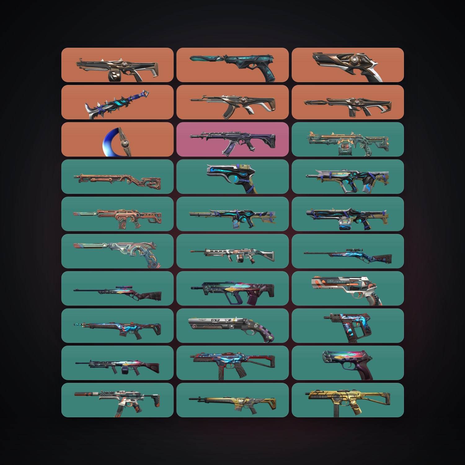 AP Gold 1 locker — 2 knives, 32 skins, lvl 102 — HabibiAccounts