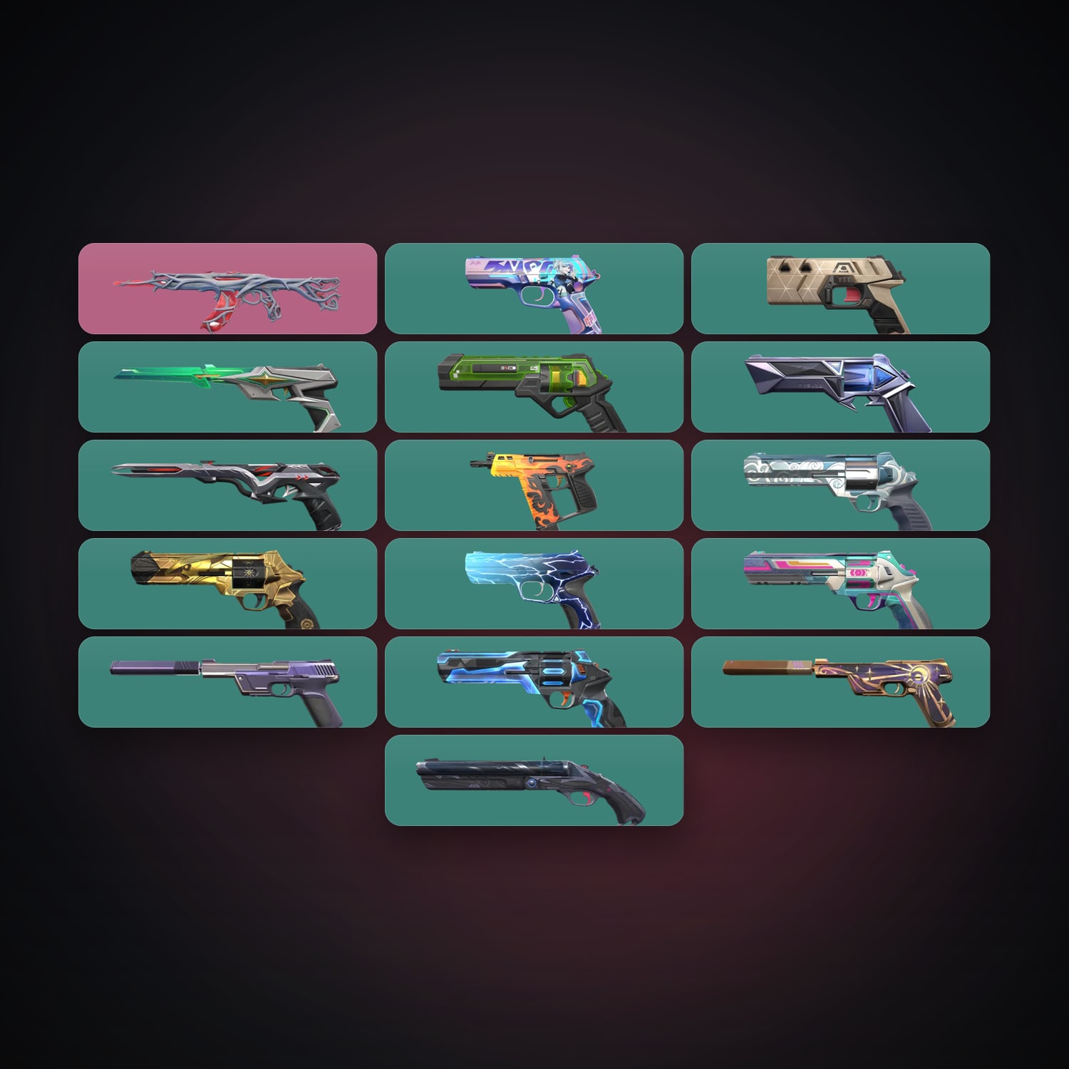 AP Gold 2 locker — 16 skins, lvl 300 — HabibiAccounts