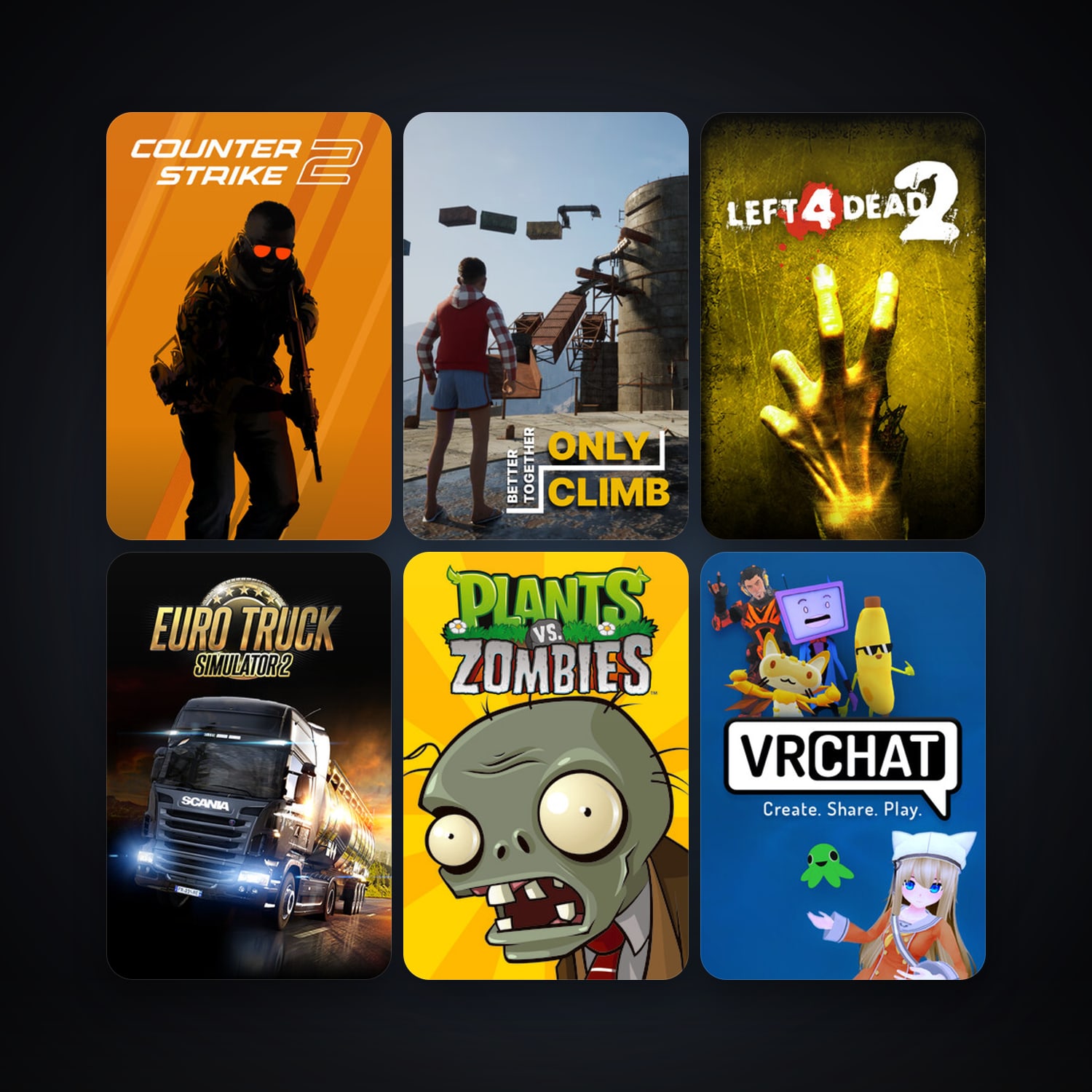 Left 4 Dead 2 + CS2 Prime, 12 games, clean · 262470020 — HabibiAccounts