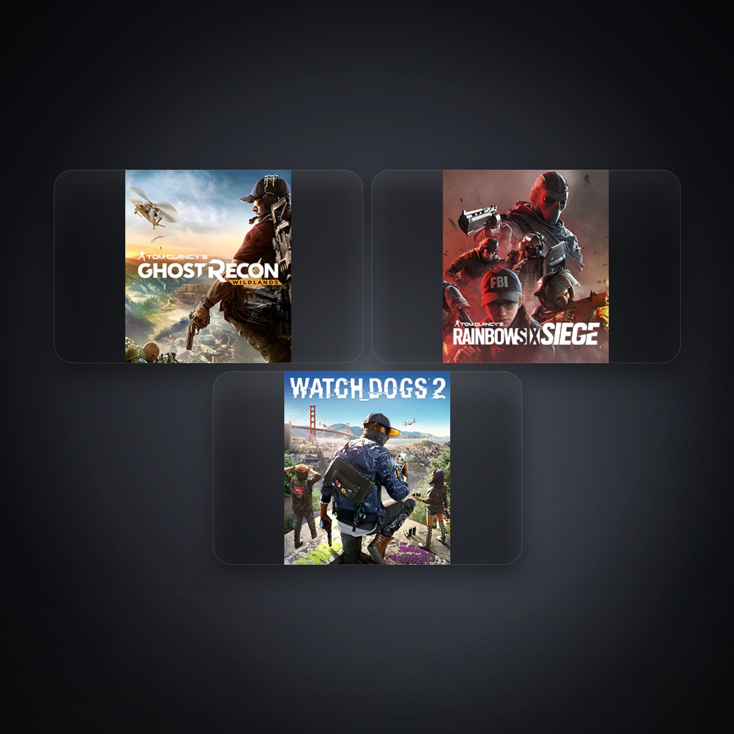 Ubisoft Tom Clancy's Ghost Recon Wildlands + Tom Clancy's Rainbow Six Siege (Steam) — BR — 3 games — HabibiAccounts