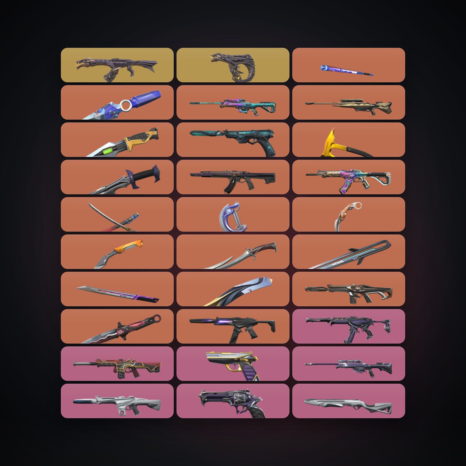 EU Gold 3 locker — 14 knives, 200 skins, lvl 402 — HabibiAccounts