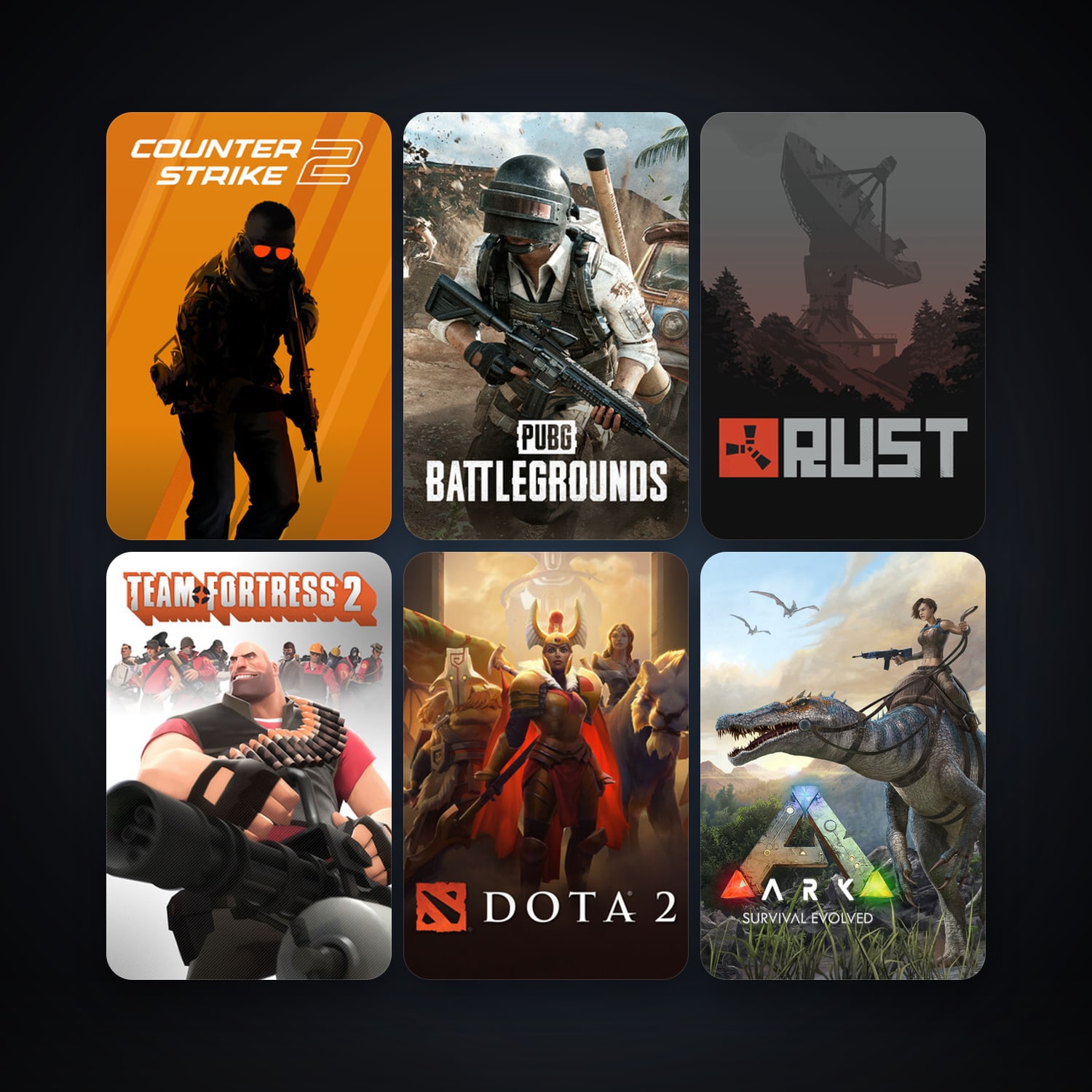 Team Fortress 2 + Dota 2, 68 games, clean — HabibiAccounts