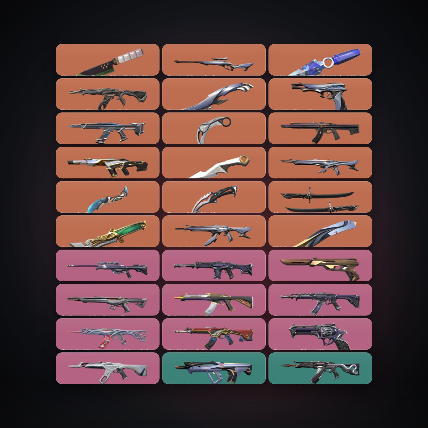 EU Diamond 2 locker — 10 knives, 82 skins, lvl 278 — HabibiAccounts