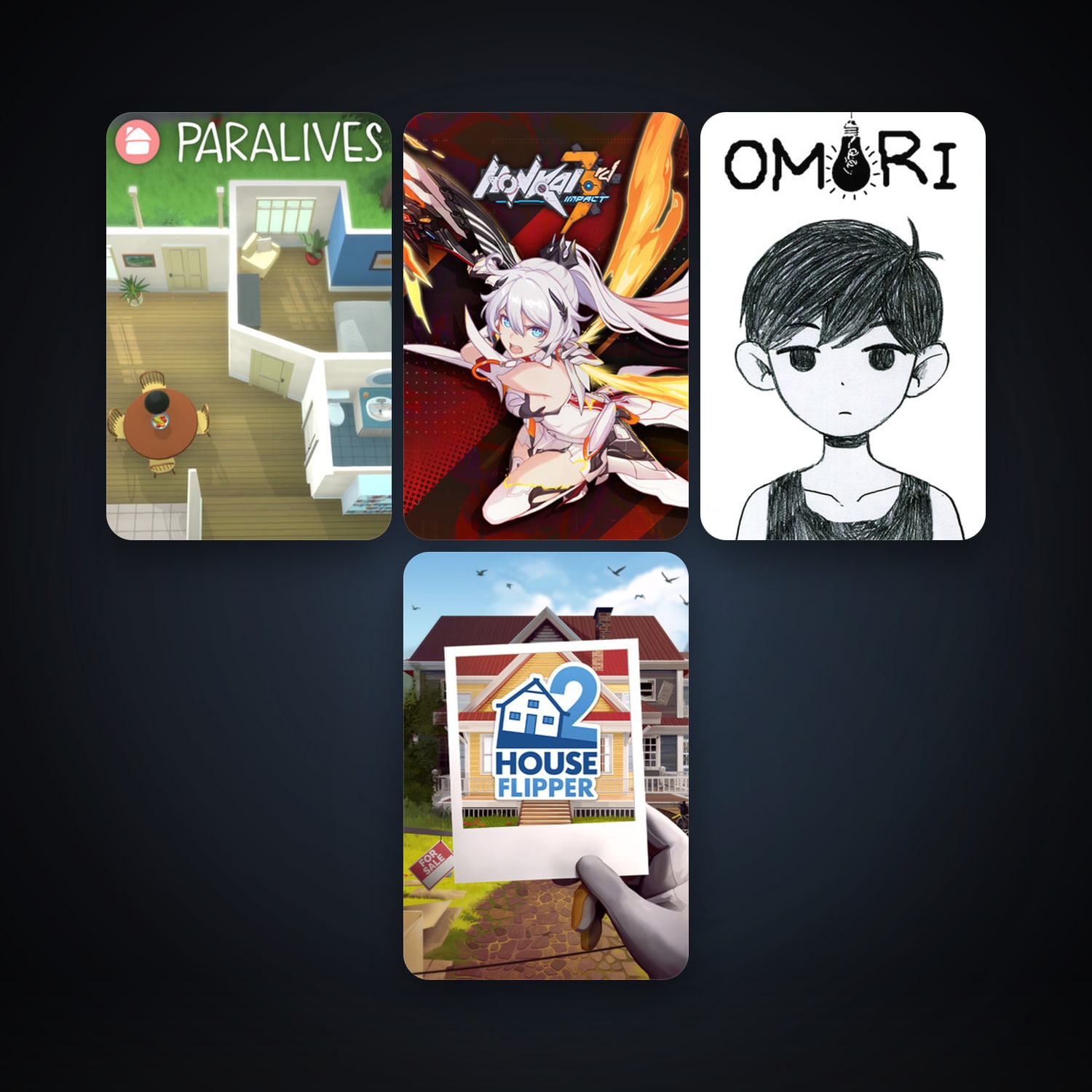 Paralives + OMORI, 15 games, clean — HabibiAccounts