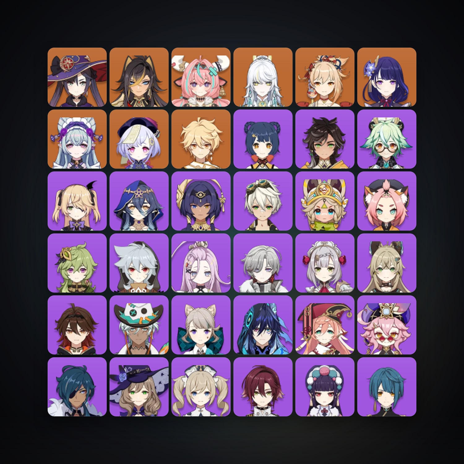 Genshin Impact | AR 55 | 52 Chars | 8× 5★ — Genshin / miHoYo Account — HabibiAccounts