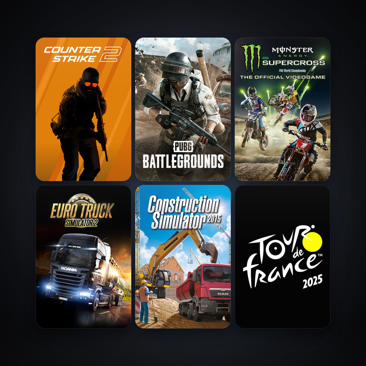CS2 Prime + Euro Truck Simulator 2, 14 games, clean — HabibiAccounts