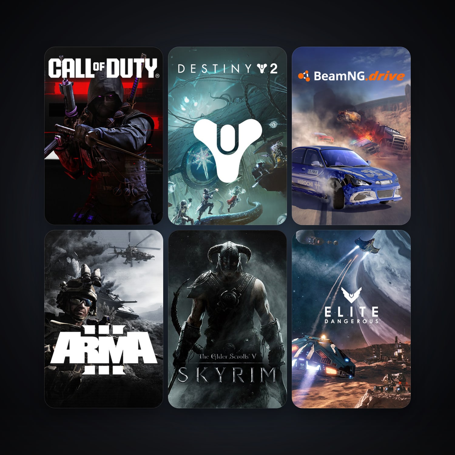 The Elder Scrolls V: Skyrim + Arma 3, 53 games, Steam 10, clean — HabibiAccounts