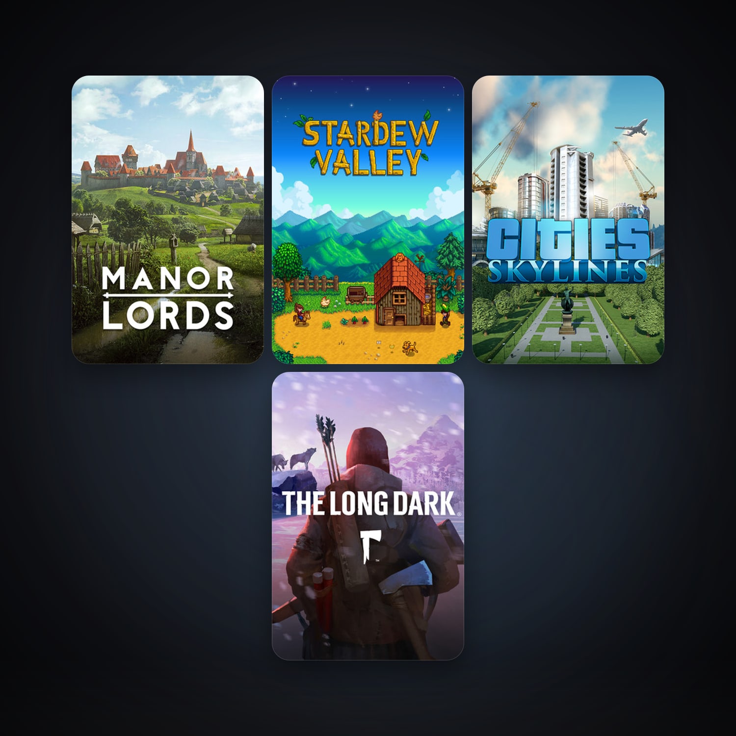 Cities: Skylines + The Long Dark, 6 games, clean — HabibiAccounts