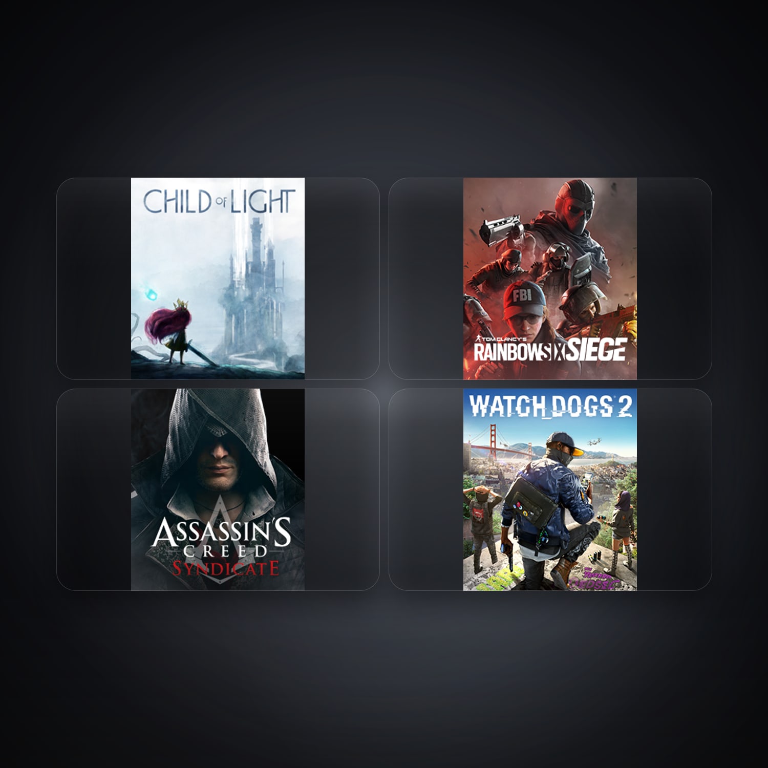 Ubisoft Child of Light + Tom Clancy's Rainbow Six Siege — JP — 5 games — HabibiAccounts