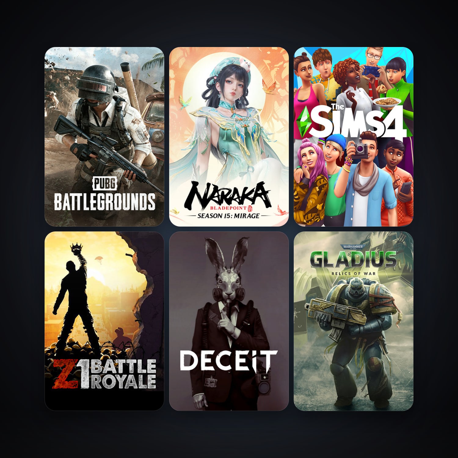 Z1 Battle Royale + Deceit, 8 games, clean — HabibiAccounts