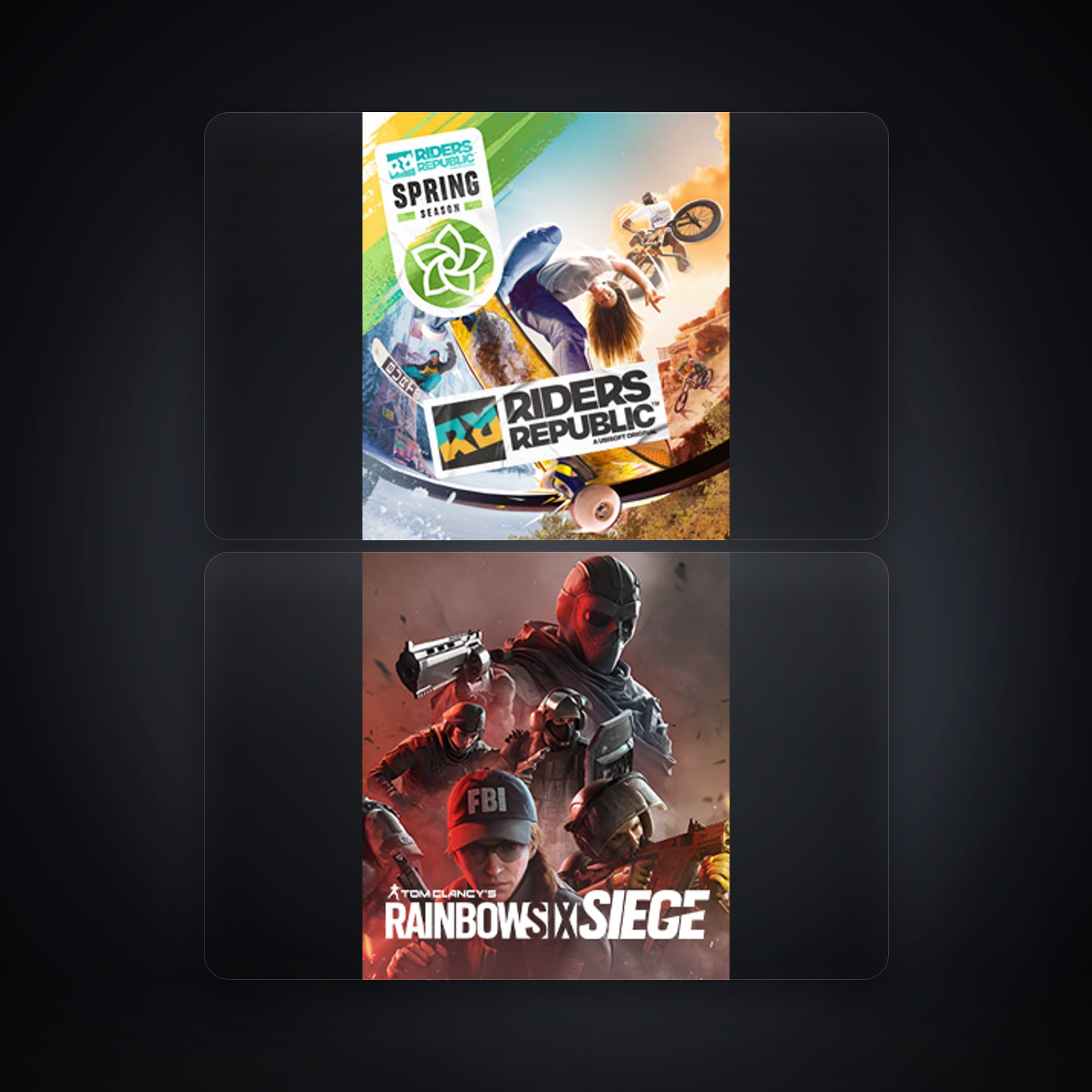 Ubisoft Riders Republic + Tom Clancy's Rainbow Six Siege (External) — US — HabibiAccounts