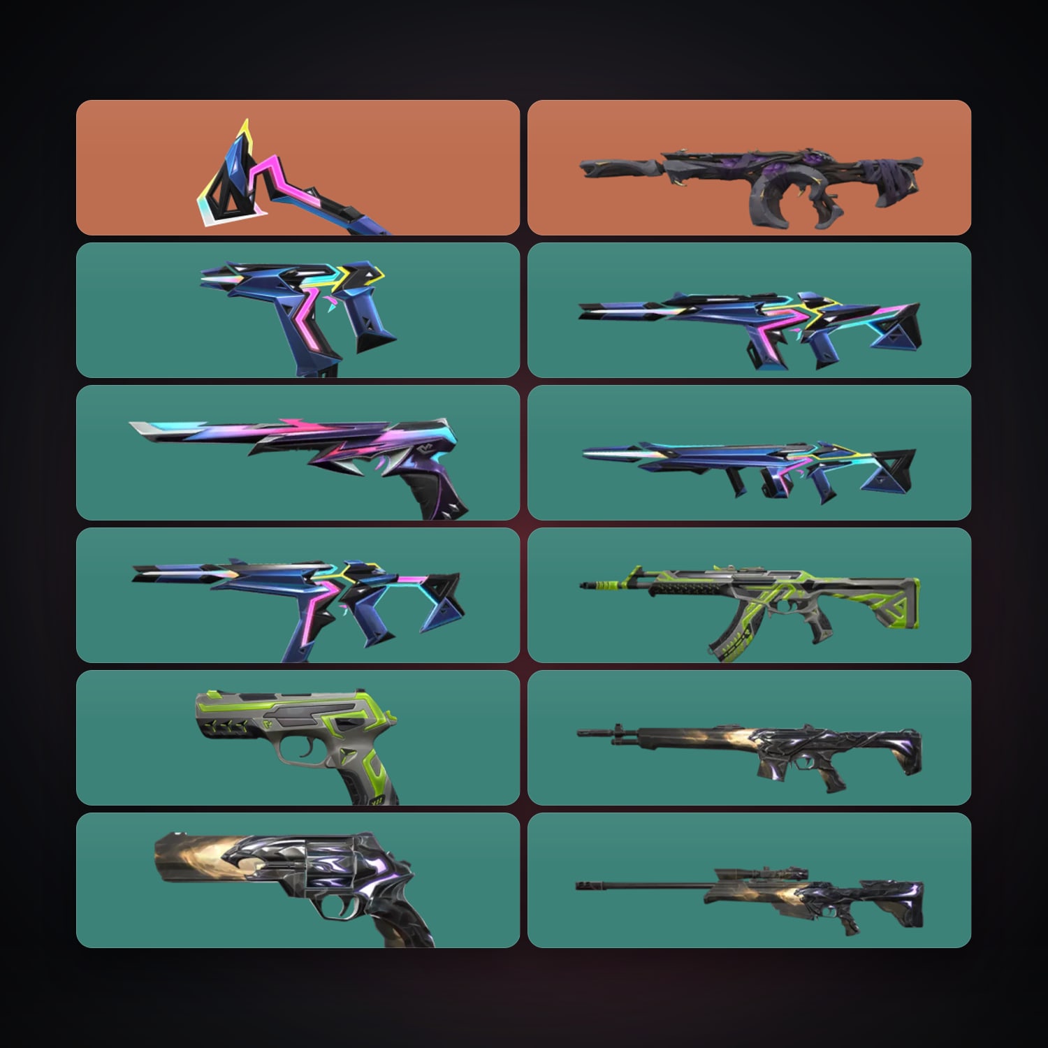 EU Gold 1 locker — 1 knives, 14 skins, lvl 84 — HabibiAccounts