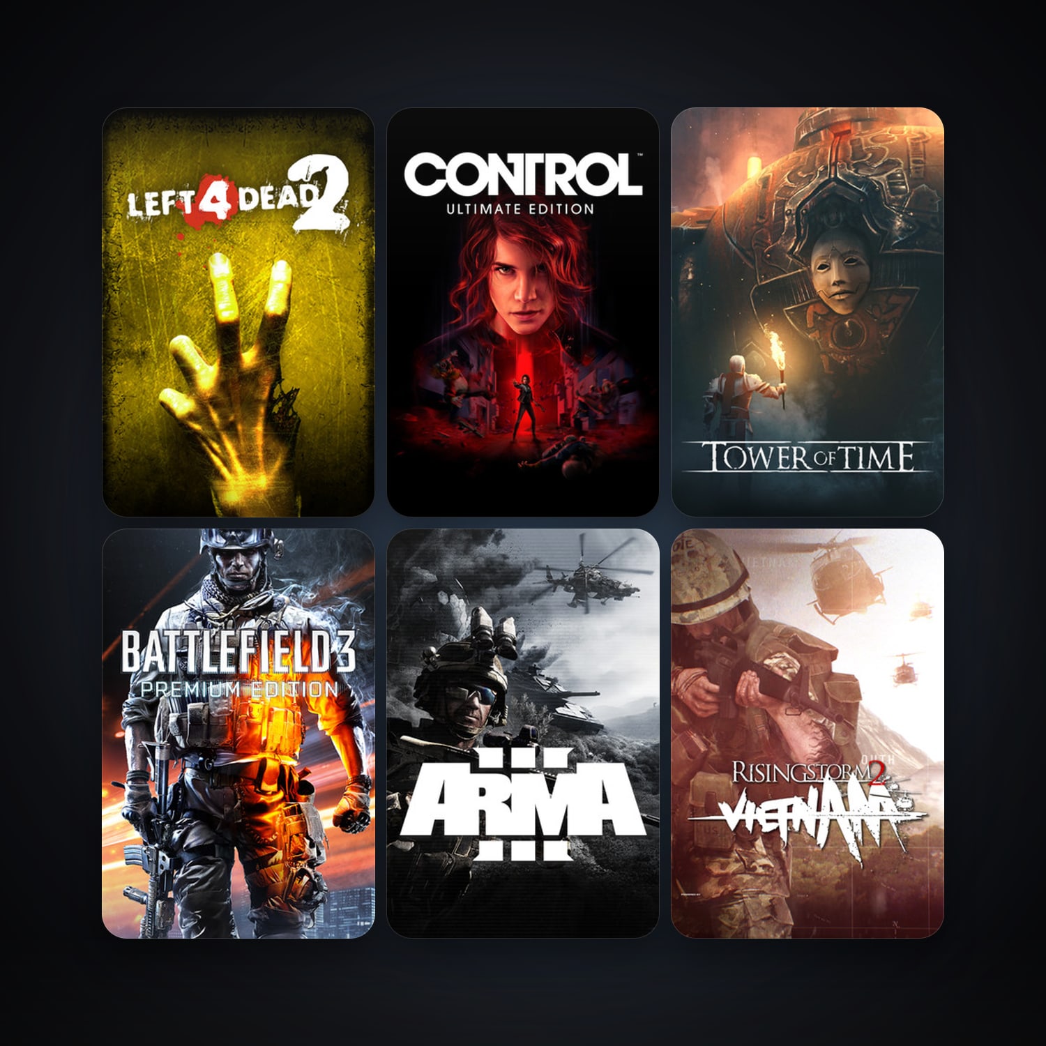 Left 4 Dead 2 + Arma 3, 14 games, clean — HabibiAccounts