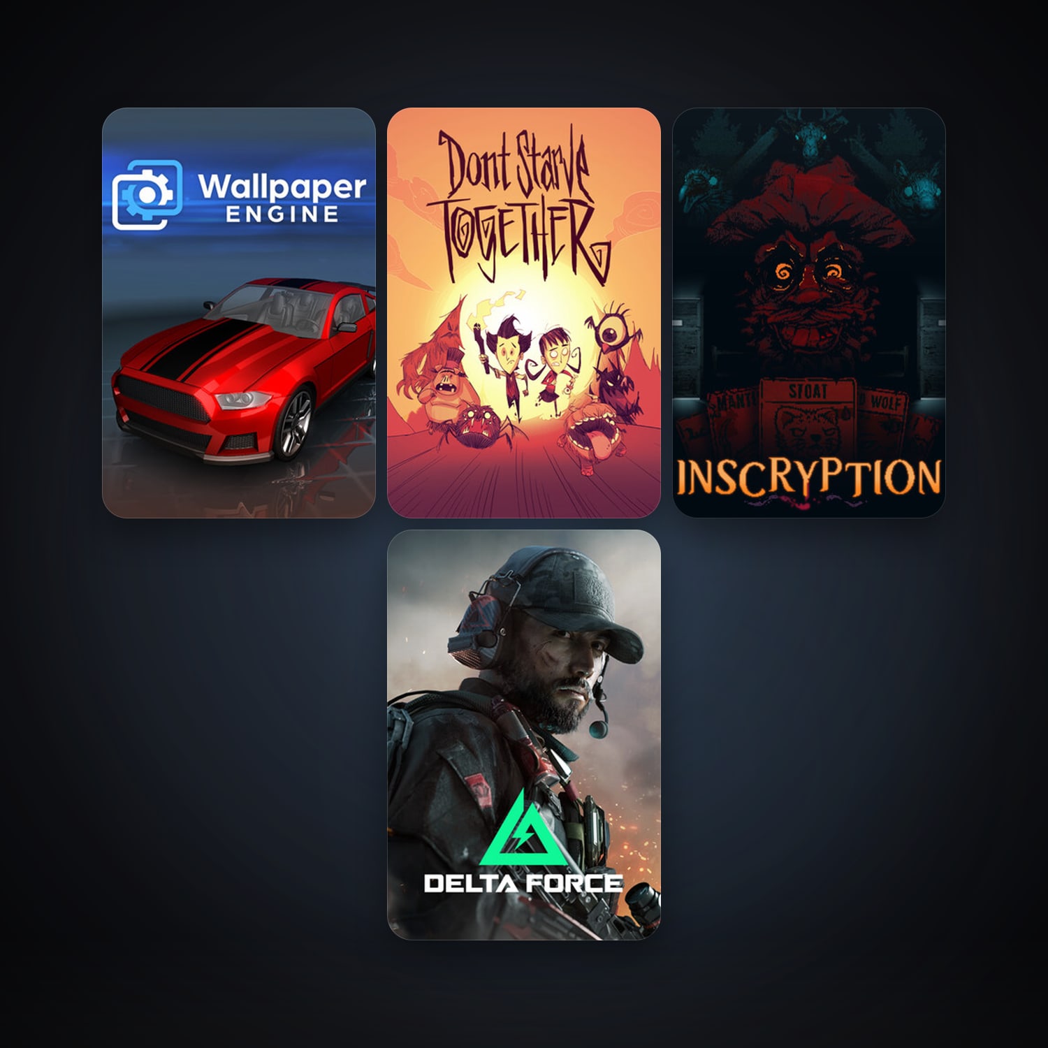 Don't Starve Together + Wallpaper Engine, 6 games, clean — HabibiAccounts
