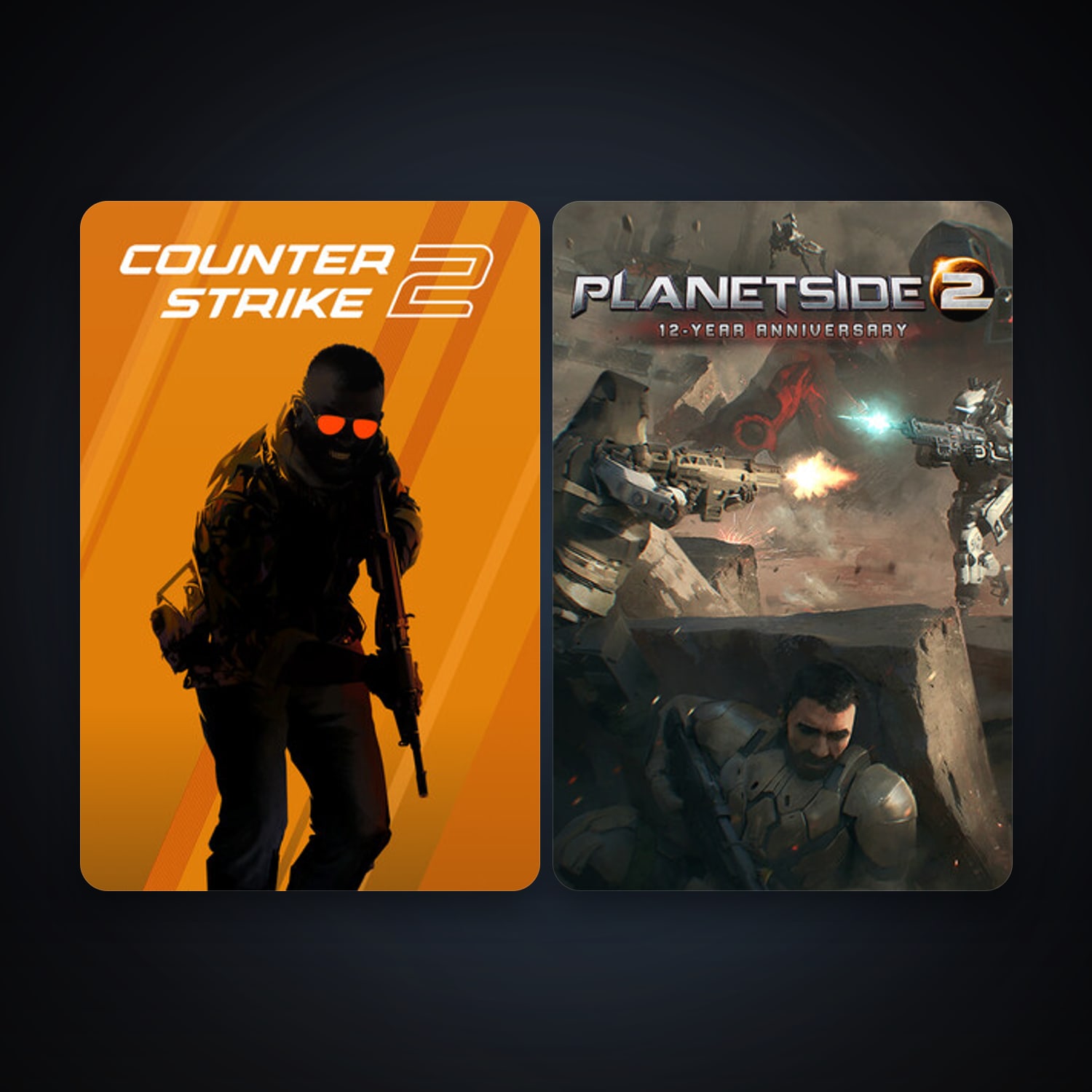 CS2 Prime + PlanetSide 2, 5 games, clean — HabibiAccounts
