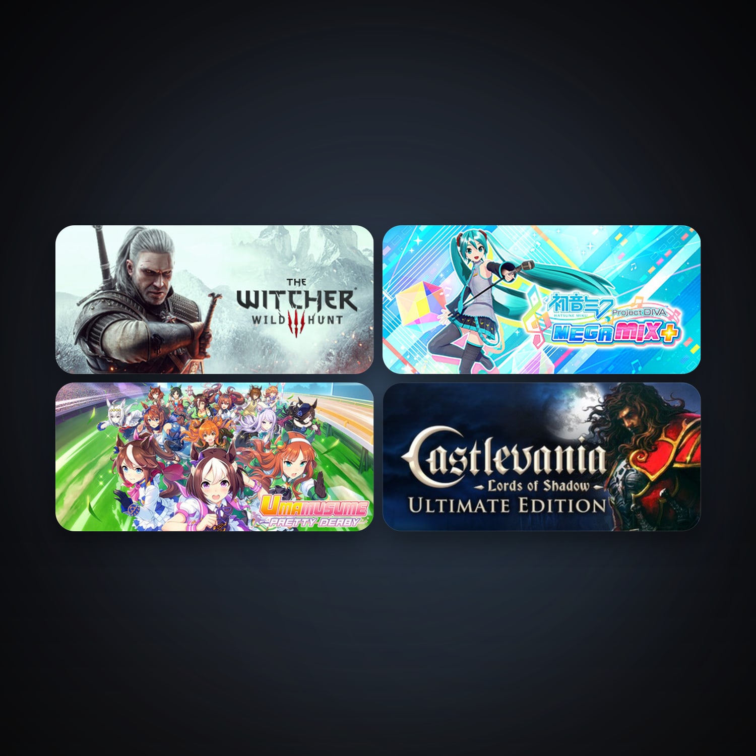 Castlevania: Lords of Shadow – Ultimate Edition + The Witcher 3: Wild Hunt, 7 games, clean — HabibiAccounts