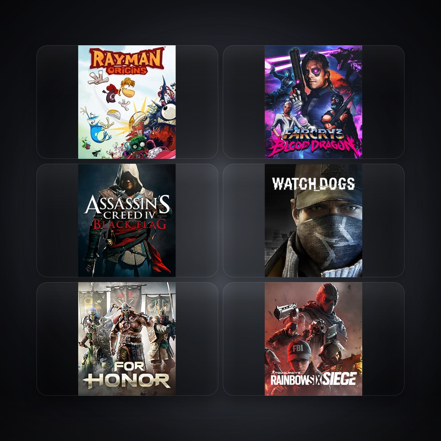 Ubisoft Rayman Origins + Far Cry 3 Blood Dragon — TR — 7 games — HabibiAccounts