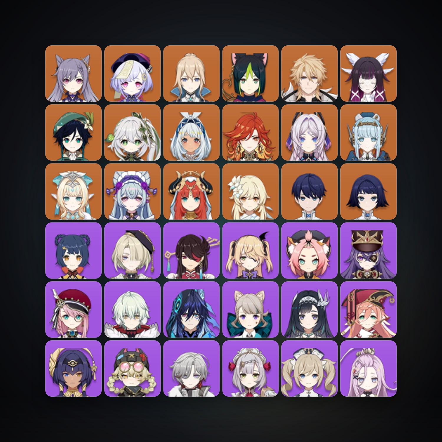 Genshin Impact | AR 59 | 63 Chars | 15× 5★ — Genshin / miHoYo Account · 262492370 — HabibiAccounts