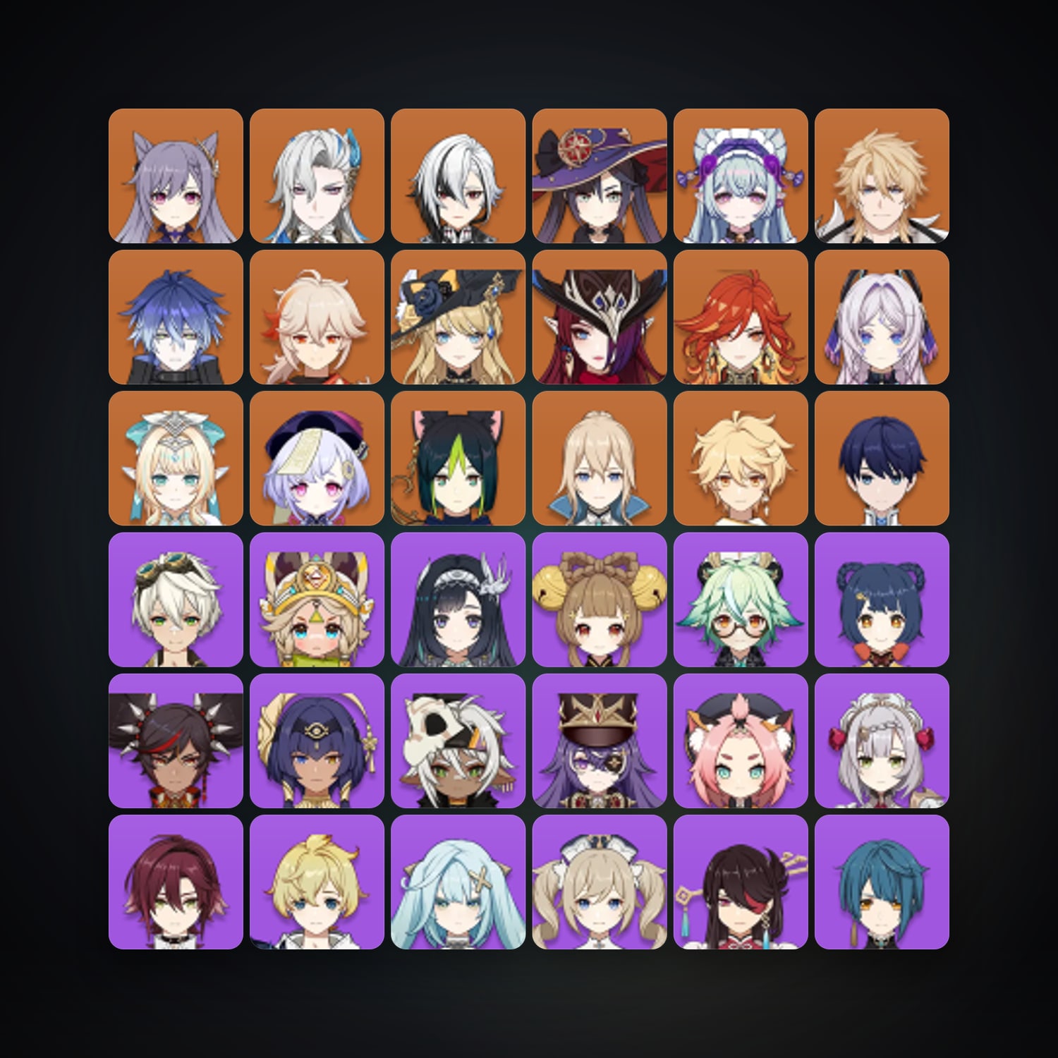 Genshin Impact | AR 59 | 66 Chars | 16× 5★ — Genshin / miHoYo Account — HabibiAccounts