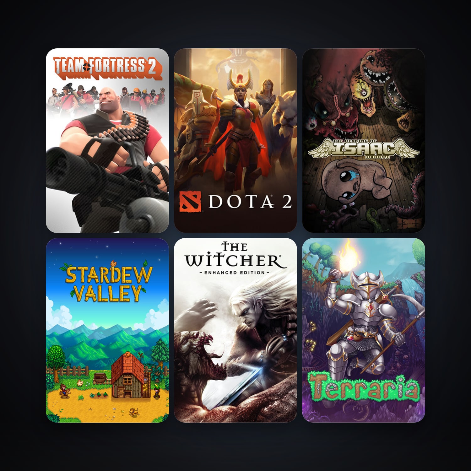 Team Fortress 2 + Dota 2, 87 games, Steam 13, clean — HabibiAccounts