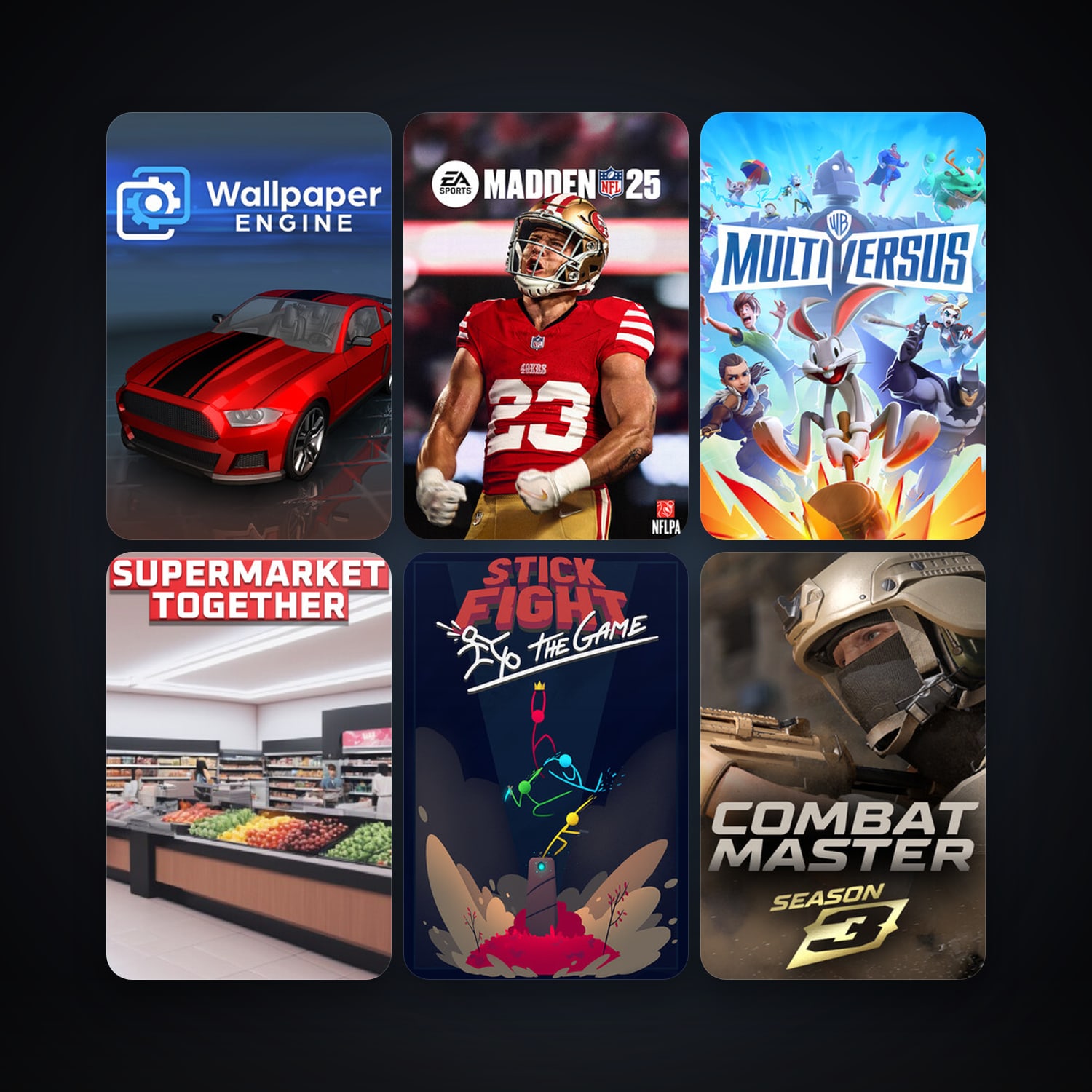 Free CS2 (No Prime) + Wallpaper Engine, 36 games, clean · 262493183 — HabibiAccounts