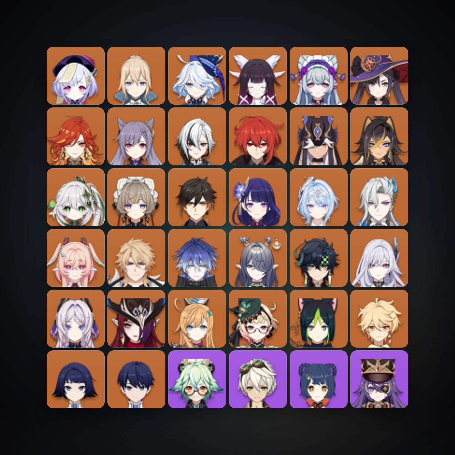جينشن إمباكت | AR 60 | 83 شخصية | 29× 5★ — HabibiAccounts