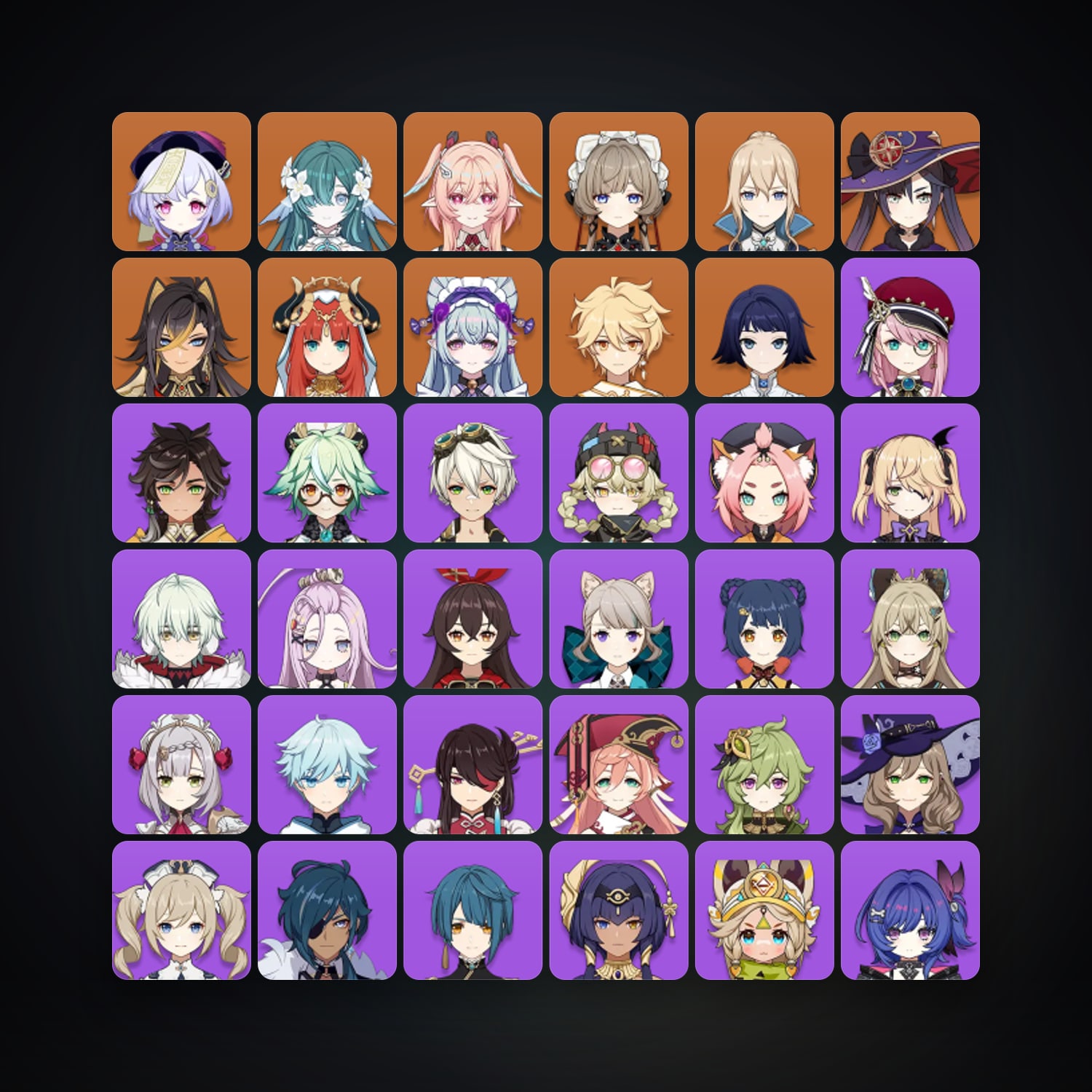 جينشن إمباكت | AR 56 | 40 شخصية | 9× 5★ — HabibiAccounts