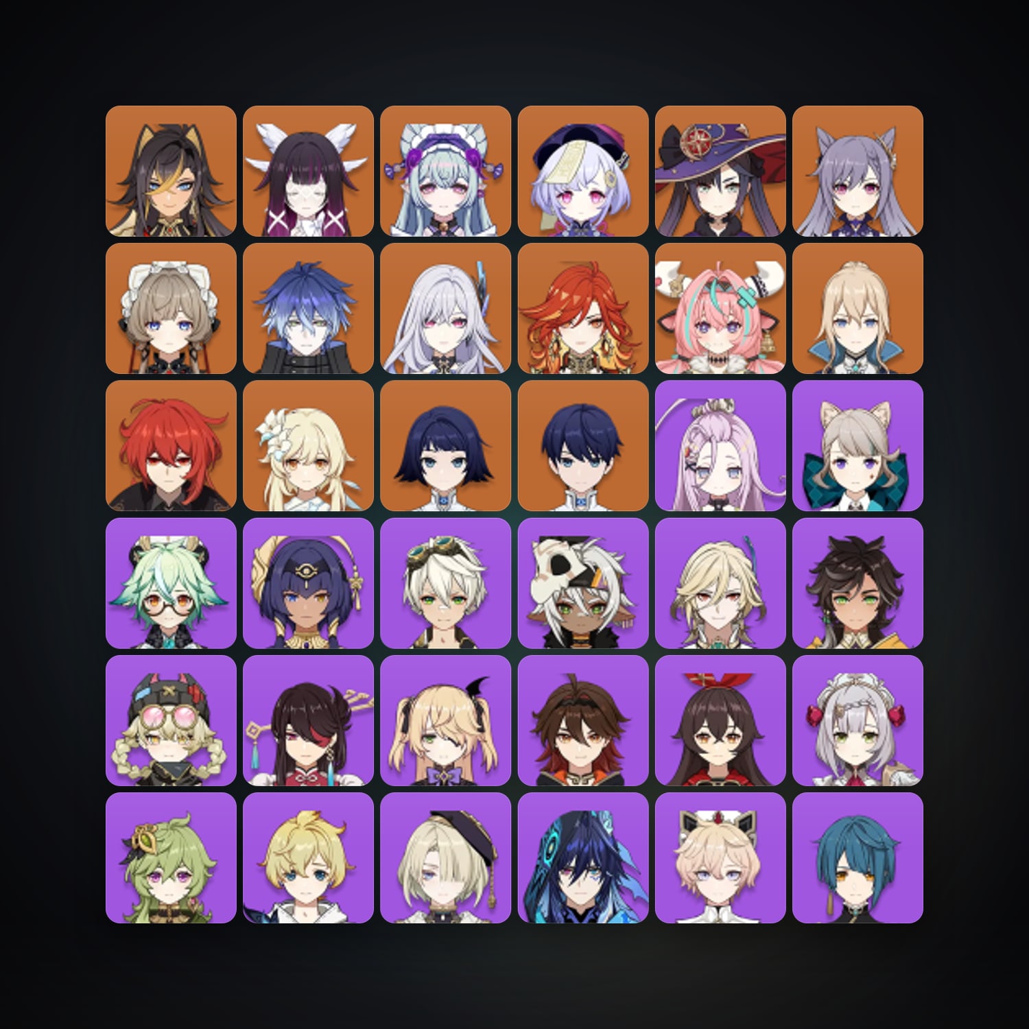 Genshin Impact | AR 58 | 60 Chars | 13× 5★ — HabibiAccounts