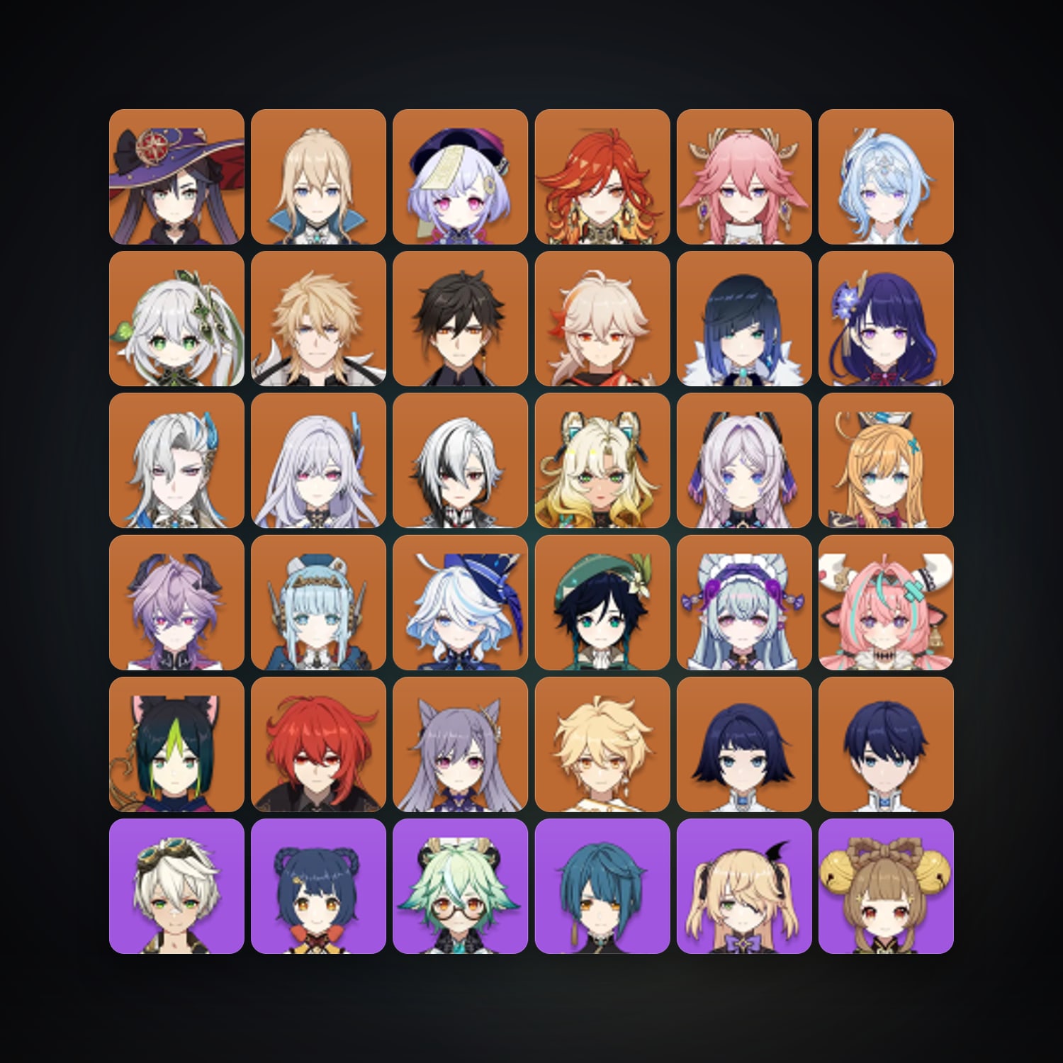 Genshin Impact | AR 60 | 79 Chars | 27× 5★ — HabibiAccounts