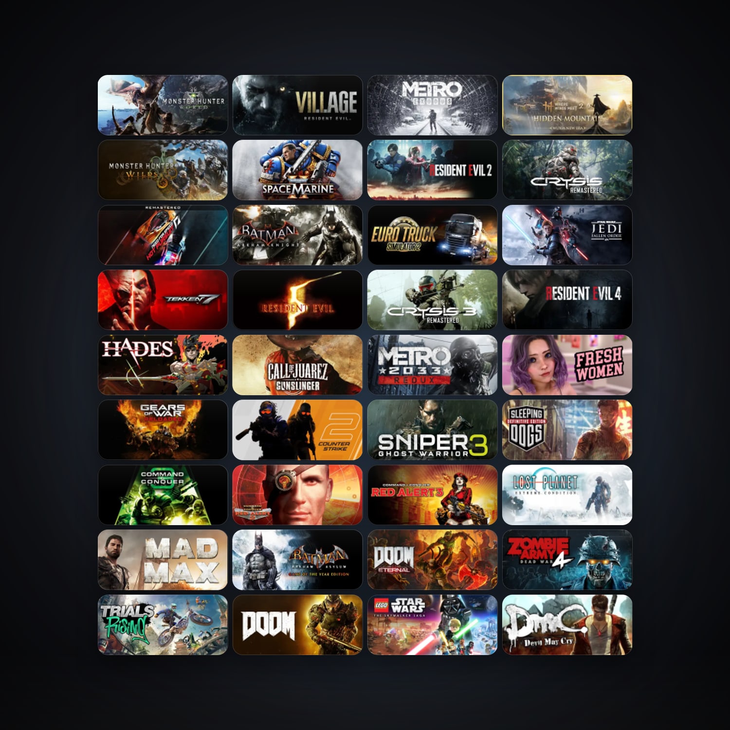 Steam 156 games, Steam 10, clean — HabibiAccounts