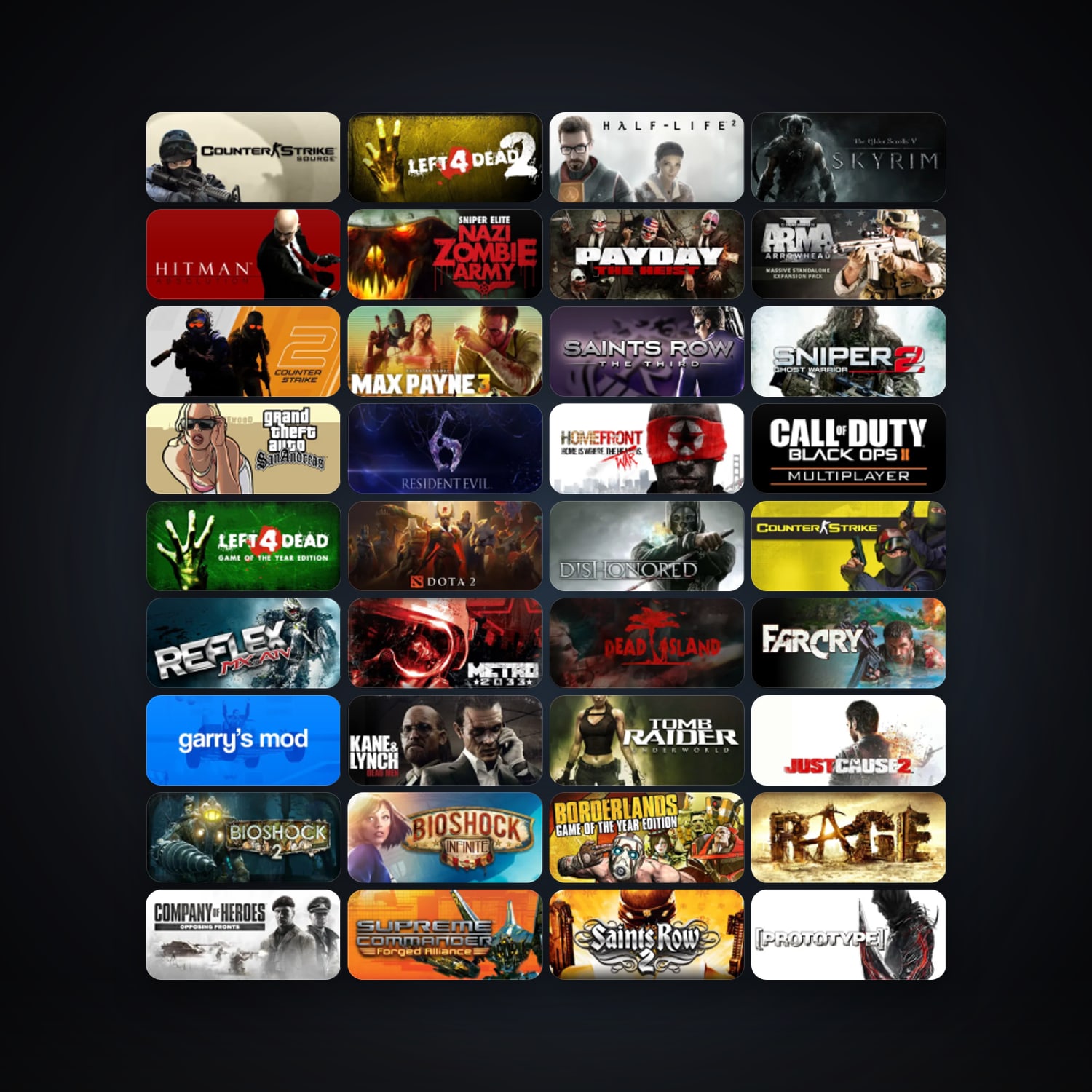 Steam 217 games, Steam 16, clean — HabibiAccounts