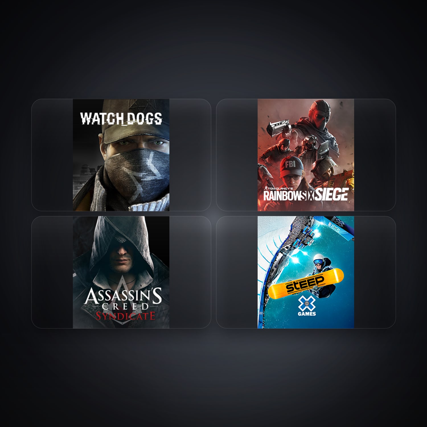 Ubisoft Watch_Dogs + Tom Clancy's Rainbow Six Siege (Steam) — NL — 5 games — HabibiAccounts