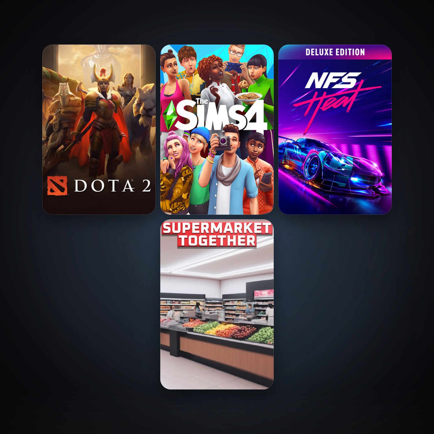 Dota 2 + Free CS2 (No Prime), 7 games, clean — HabibiAccounts