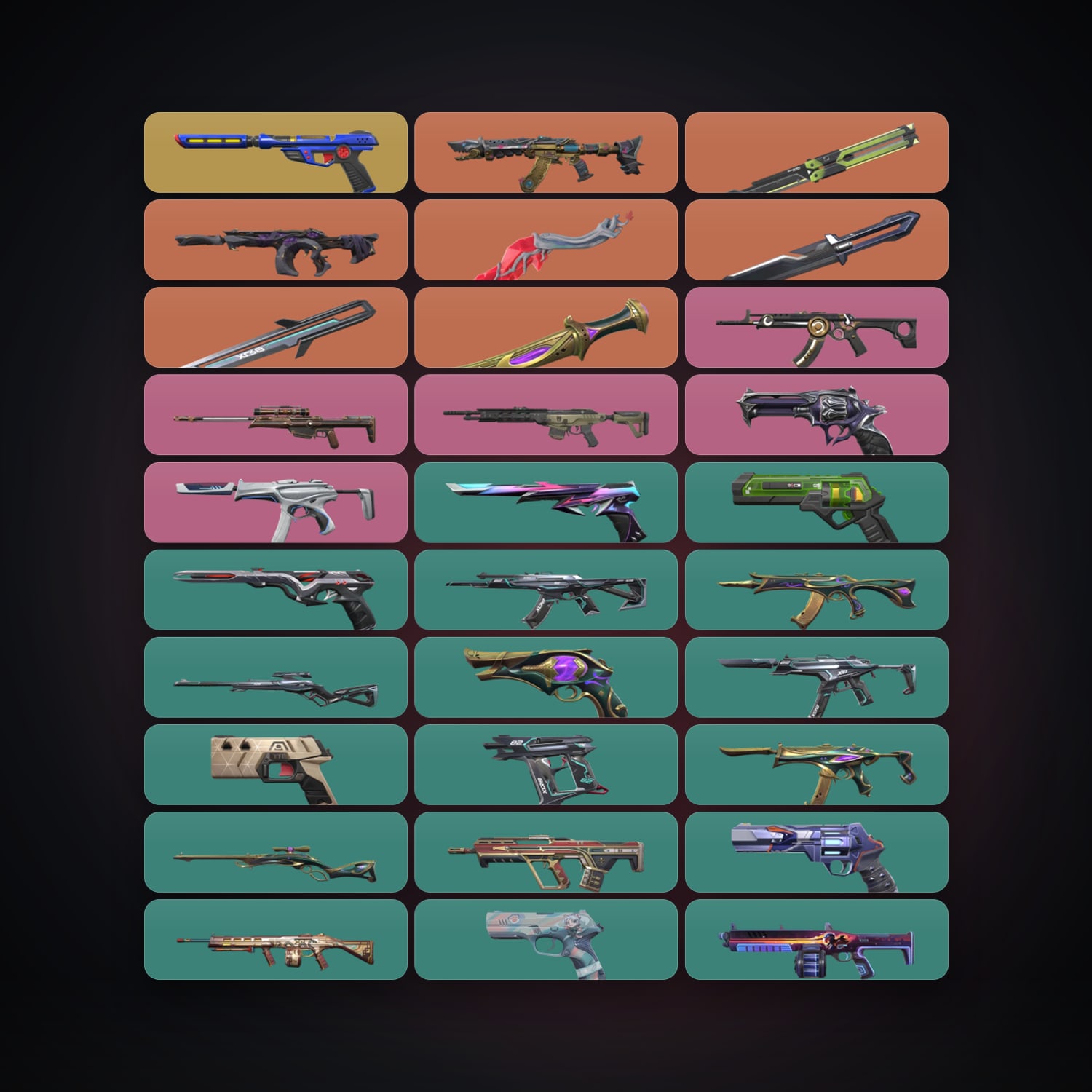 EU Gold 1 locker — 5 knives, 48 skins, lvl 214 — HabibiAccounts