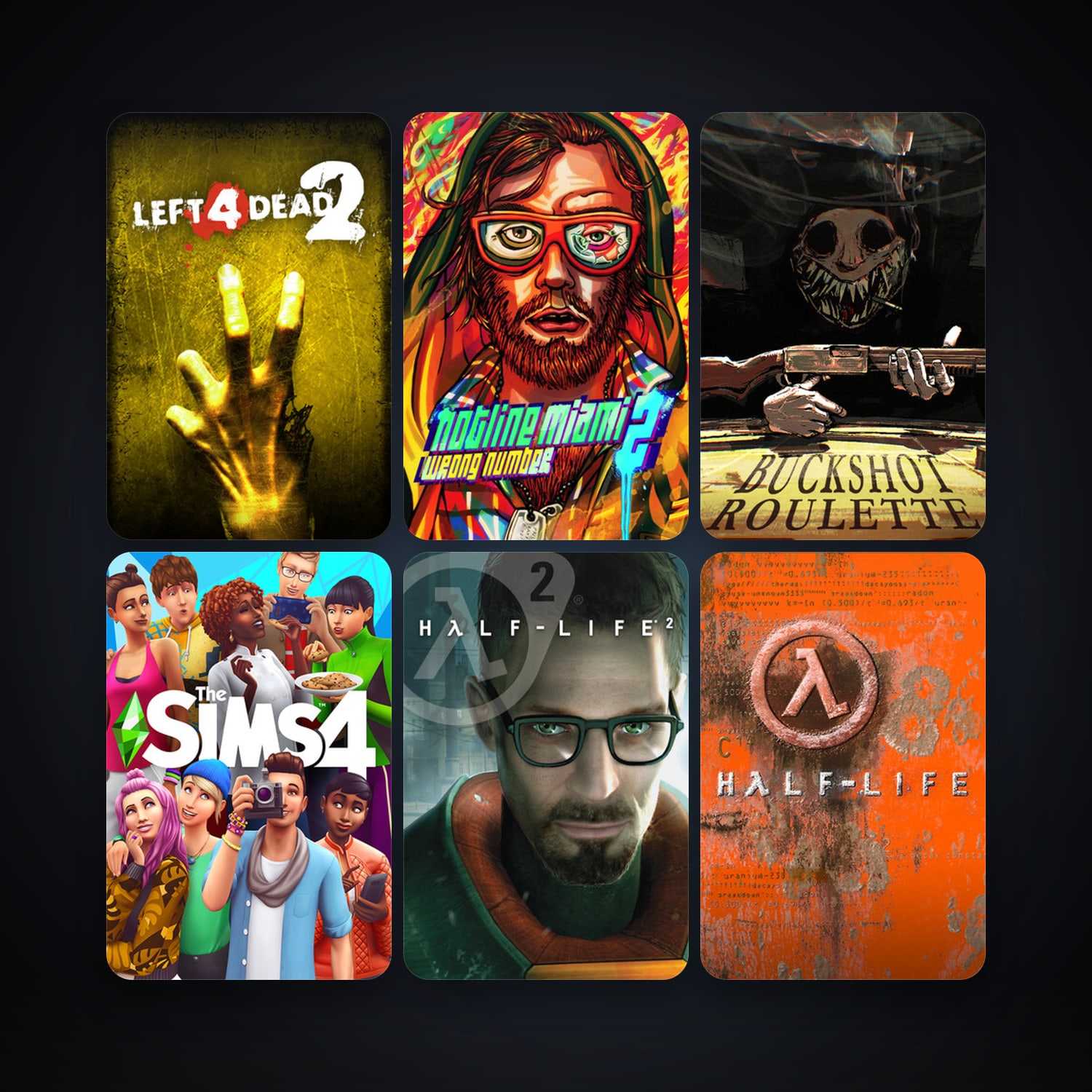 Half-Life + Half-Life 2, 23 games, clean — HabibiAccounts